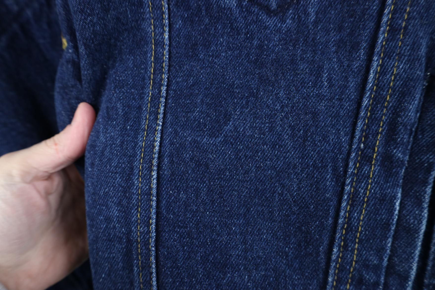 Vintage Vintage 90s Streetwear Fit Denim Jean Trucker Jacket Blue Size US XL / EU 56 / 4 - 4 Thumbnail