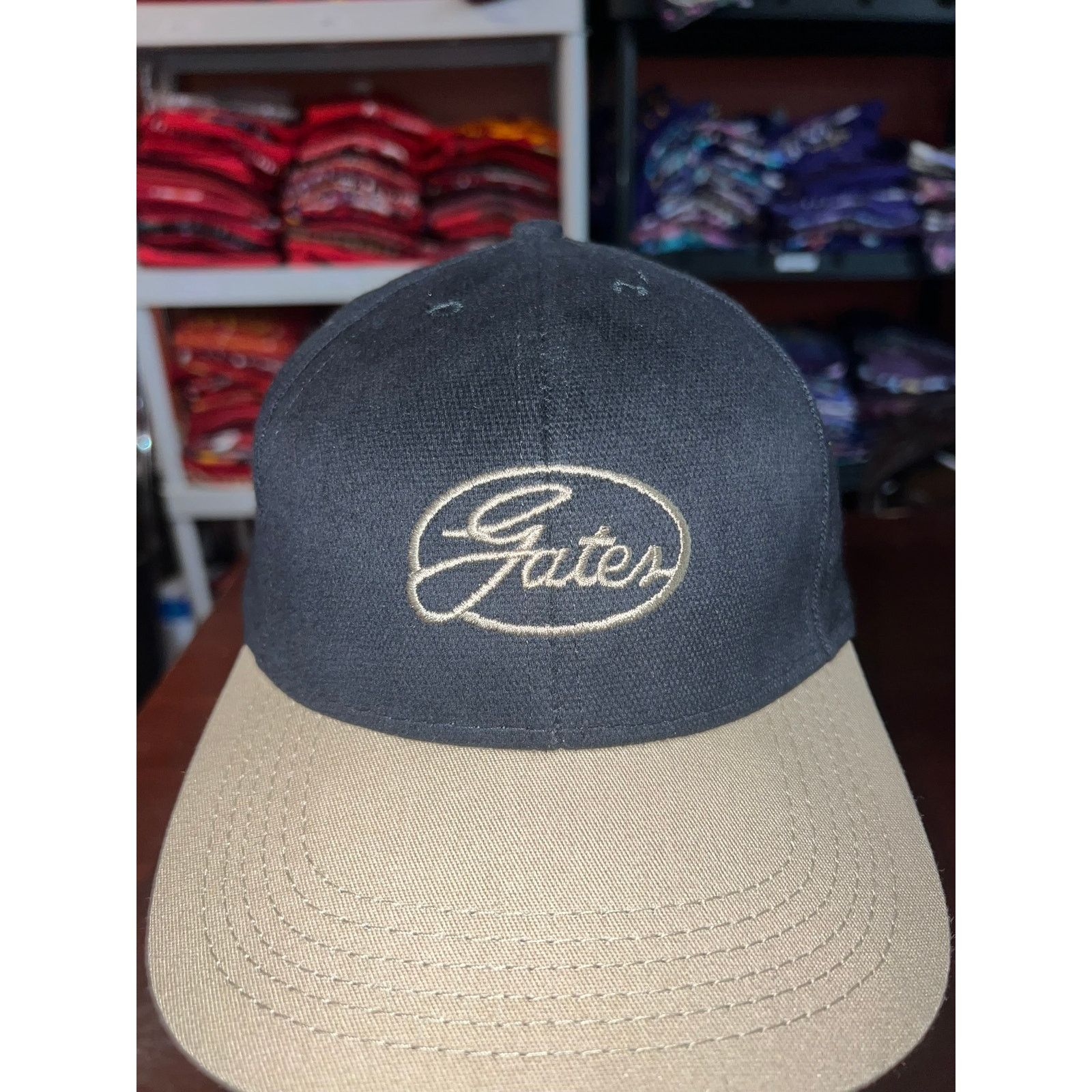Vintage Vintage Gates Automotive Hat Mechanic Trucker Black Cap VTG Size ONE SIZE - 2 Thumbnail