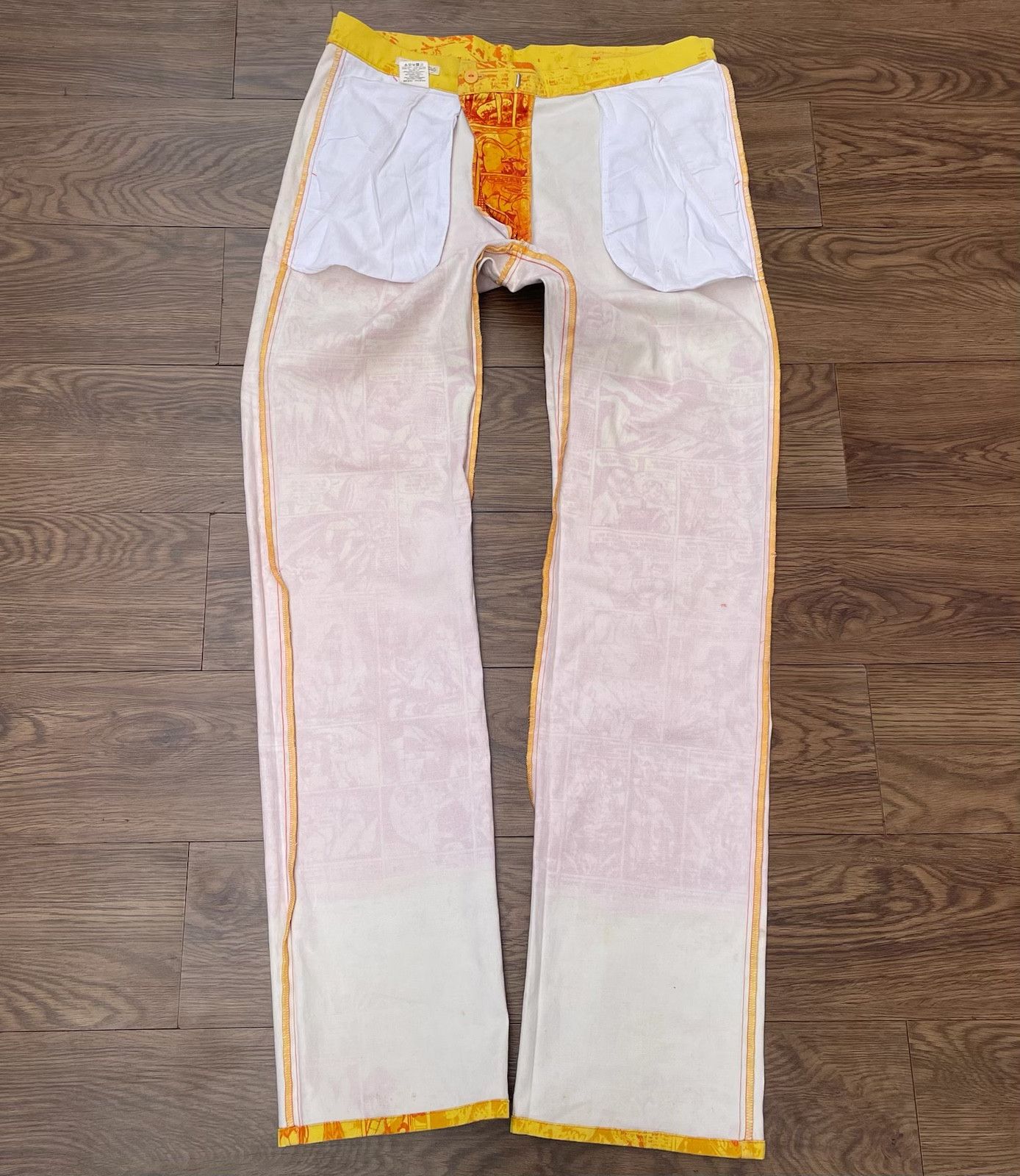 Jean Paul Gaultier 1995 Jean Paul Gaultier Comic Print Pants Size US 32 / EU 48 - 18 Thumbnail
