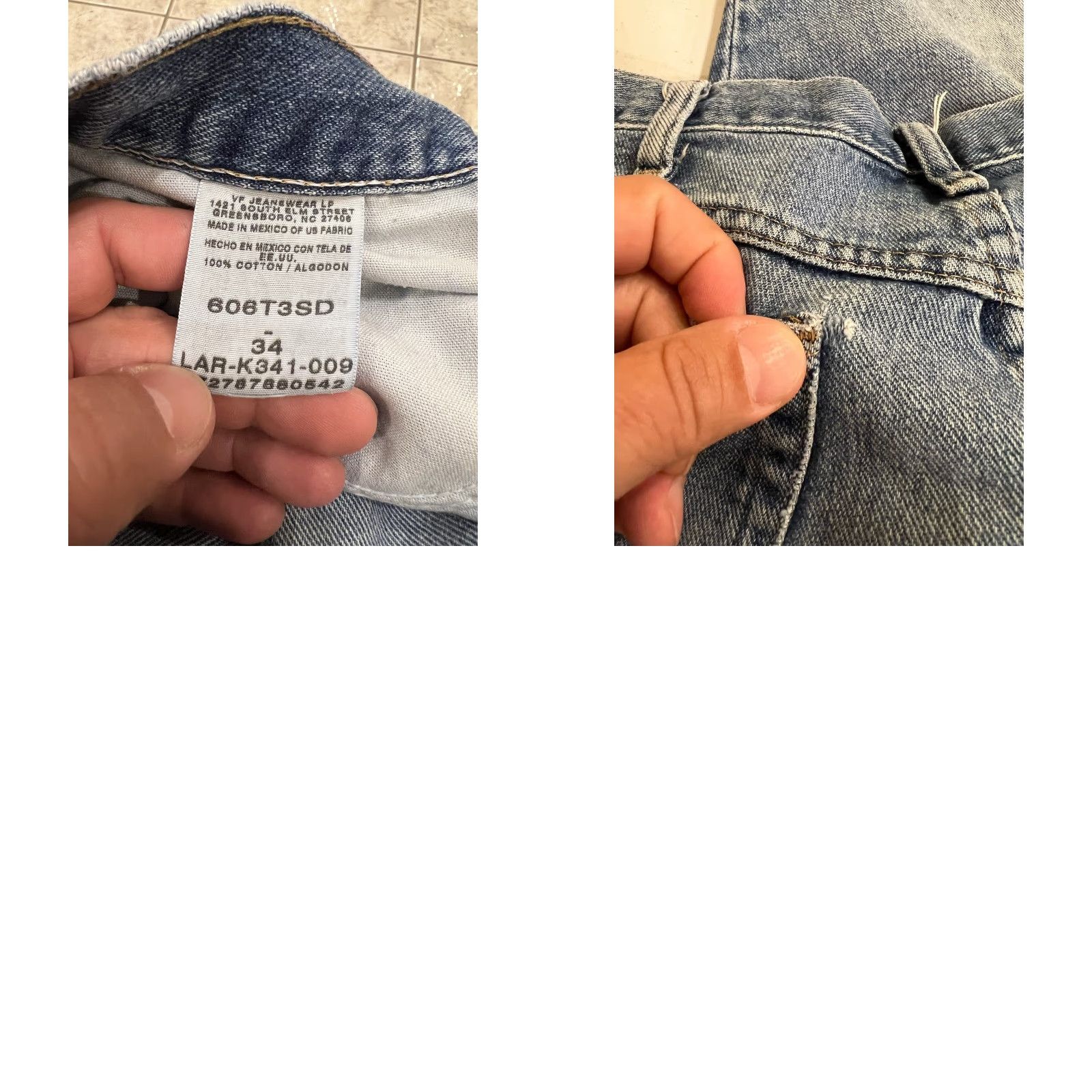 Wrangler VINTAGE Wrangler Blue 34 Jorts Distressed Denim Shorts 9" Bermuda Mens 34x9 5-Pocket Frayed Size US 34 / EU 50 - 8 Thumbnail