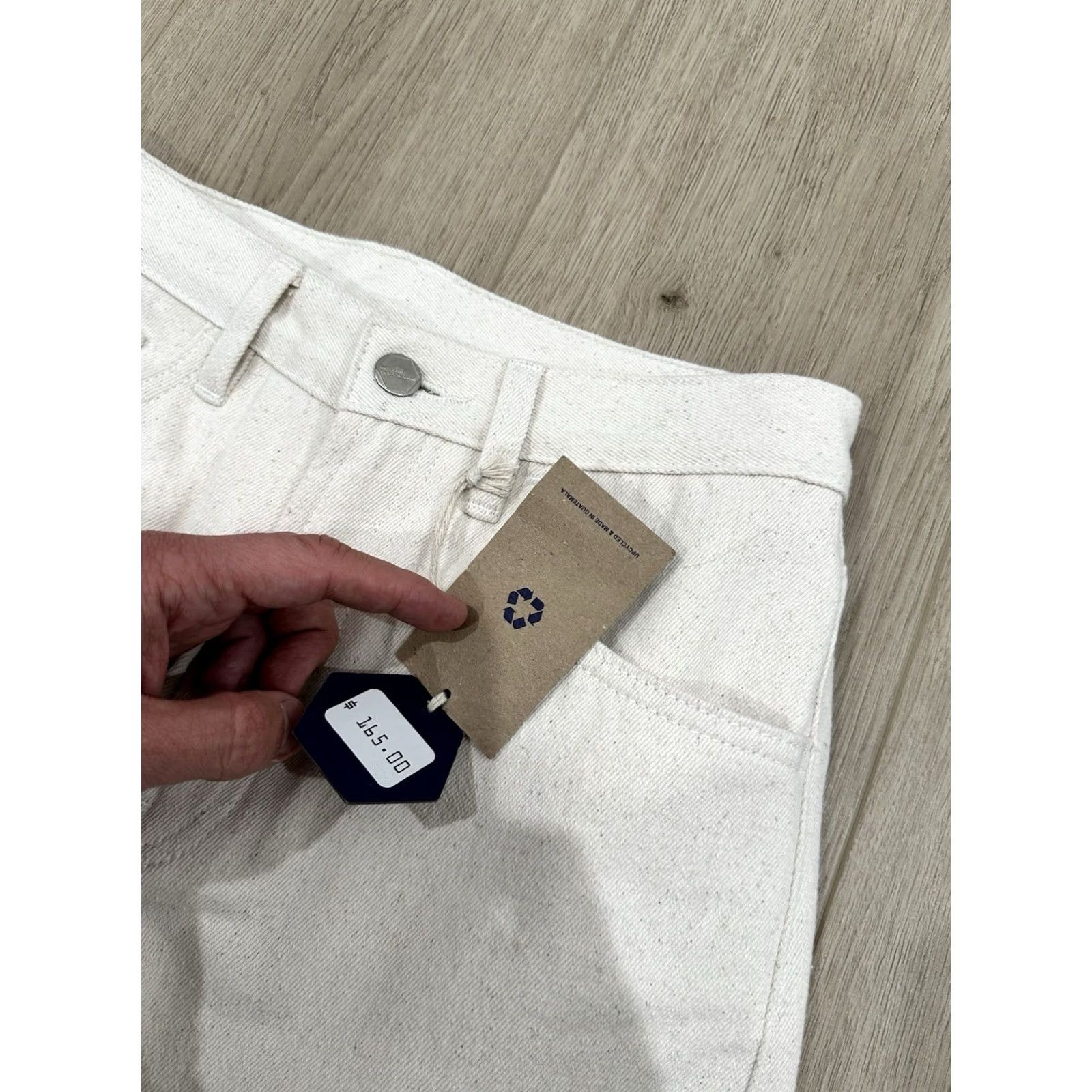 Vintage NWT Industry of All Nations Canvas Pants 28 x 28 Men Ivory Straight 5-Pocket Workwear Casual Regular Vintage No Size US 28 / EU 44 - 6 Thumbnail