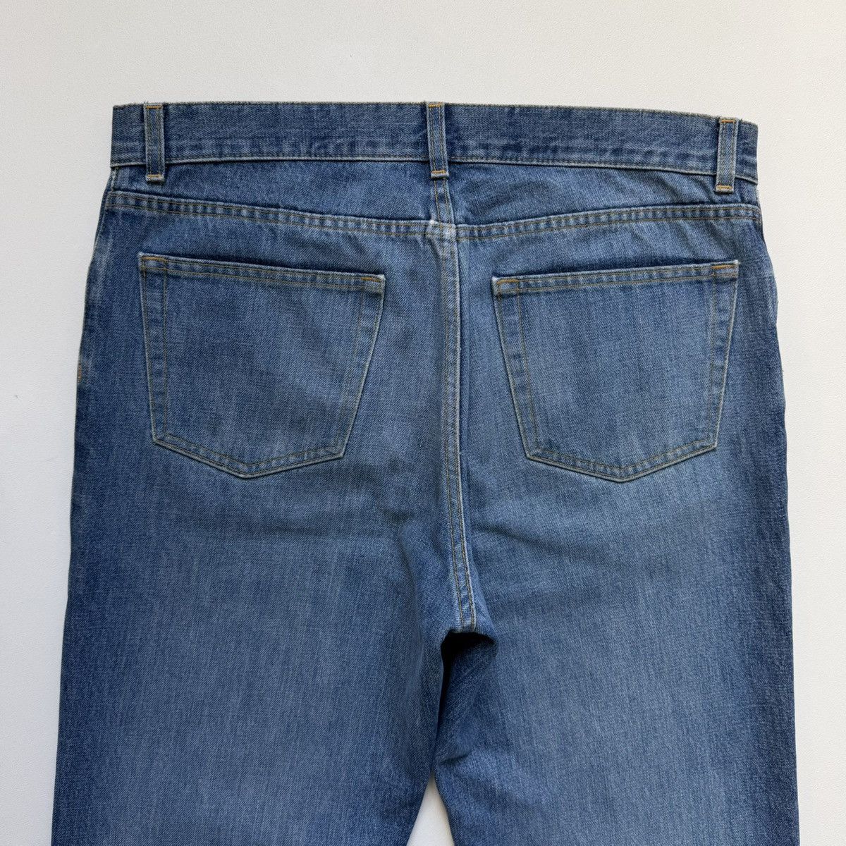 Helmut Lang OG ‘Whiskered Blue Denim’ Jeans Size US 36 / EU 52 - 14 Thumbnail