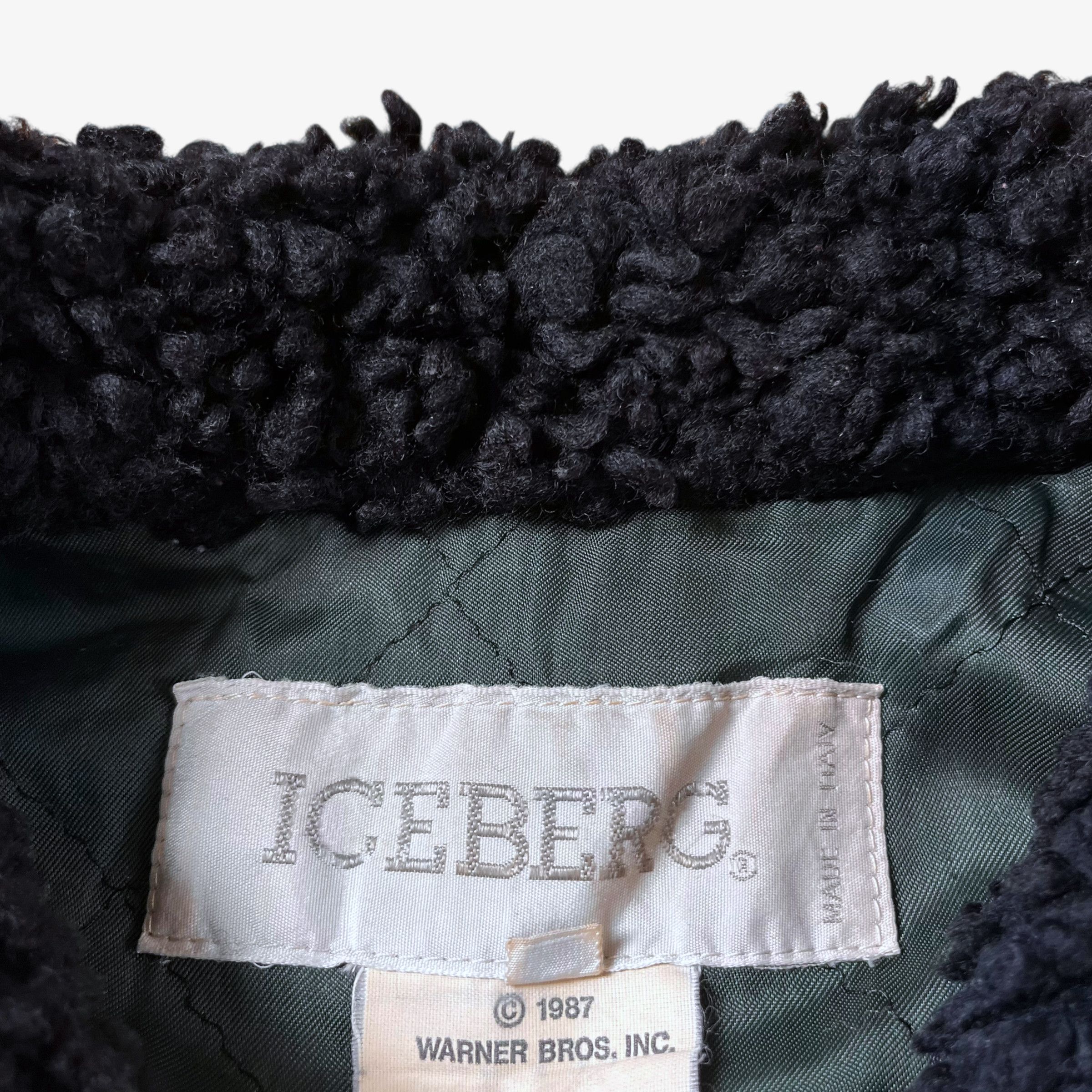 Iceberg Vintage 80s Men's ICEBERG Looney Tunes Wool Varsity Jacket Size US M / EU 48-50 / 2 - 3 Thumbnail