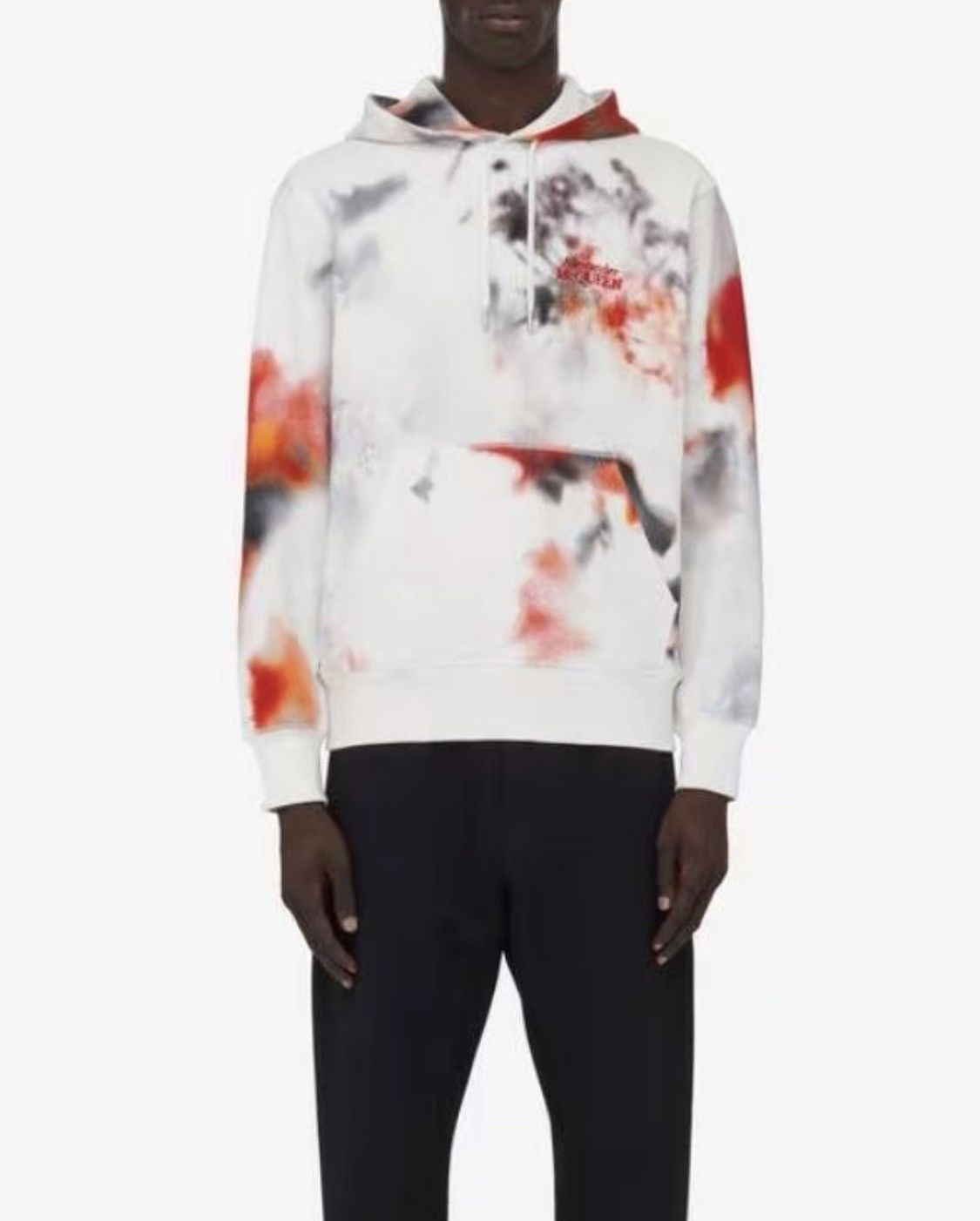 Alexander McQueen Obscured Floral hooded sweatshirt size m Size US M / EU 48-50 / 2 - 3 Thumbnail