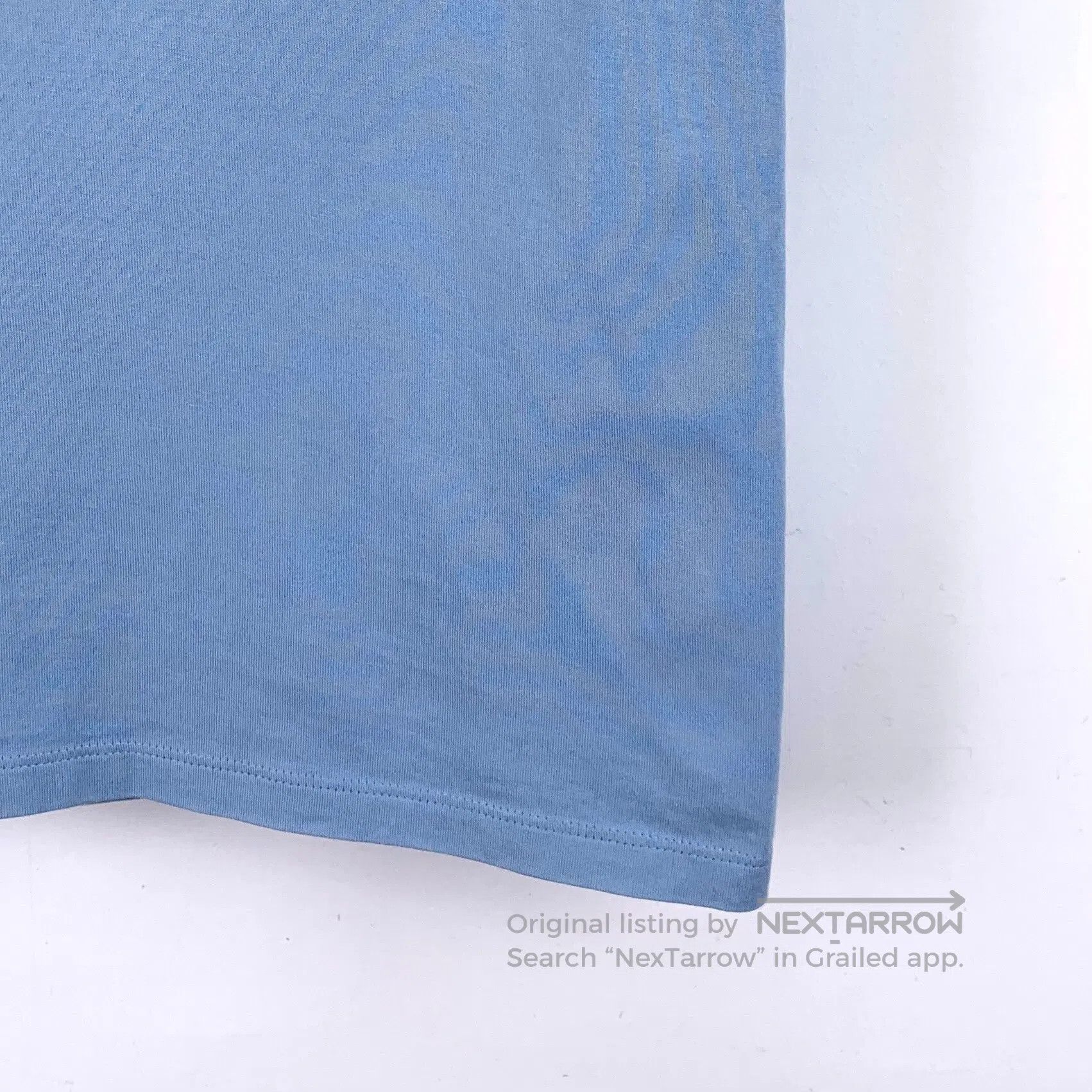 Celine CELINE Blue logo lettering foil cotton round neck short sl Size US S / EU 44-46 / 1 - 4 Thumbnail