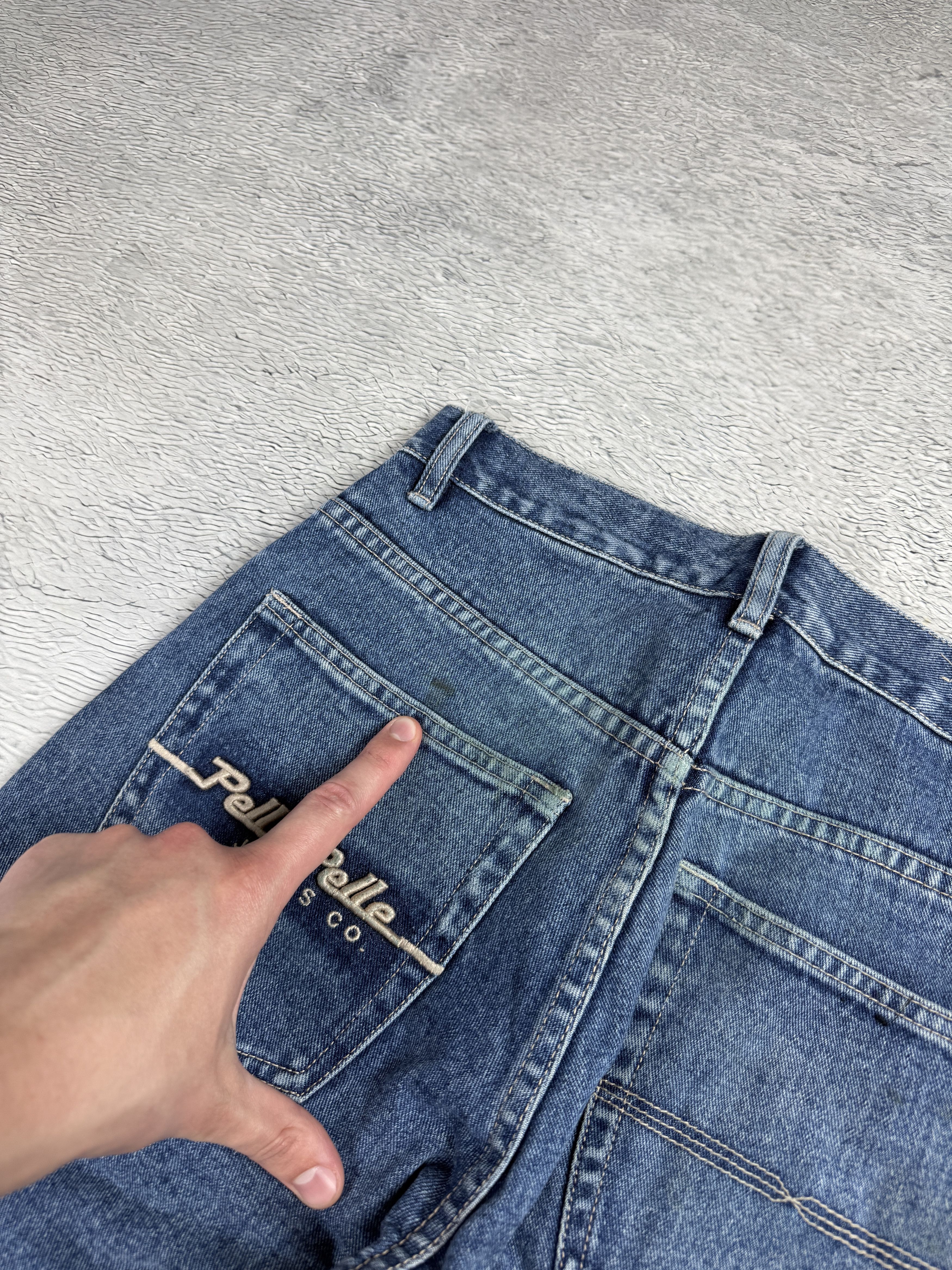 JNCO × Pelle Pelle Pelle Pelle Vintage Jeans Baggy Marc Buchanan Streetwear Size US 28 / EU 44 - 11 Thumbnail
