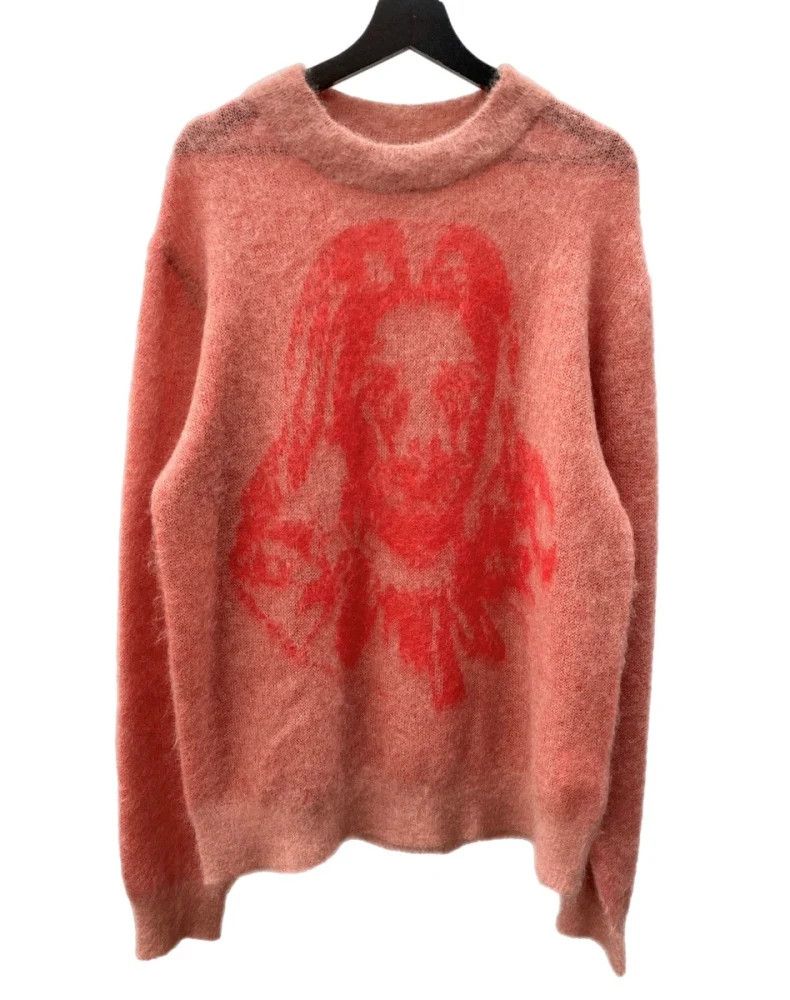 Saint Michael SAINT MICHAEL 22AW CLOWN Mohair Blend Sweater Peach L Size US L / EU 52-54 / 3 - 1 Thumbnail