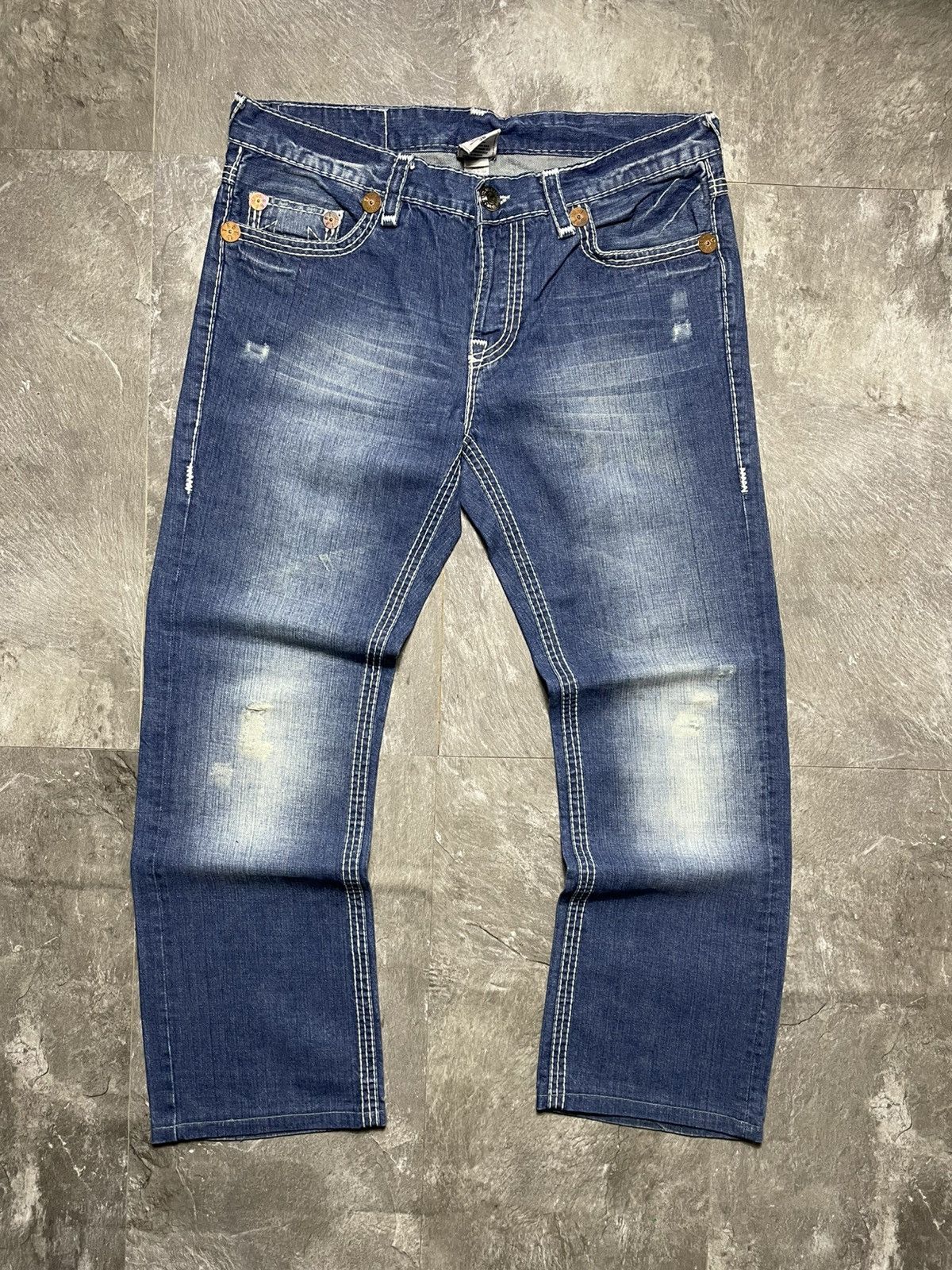 True Religion True Religion Vintage Billy Bigt Baggy Denim Jeans Y2K Blue Size US 36 / EU 52 - 4 Thumbnail