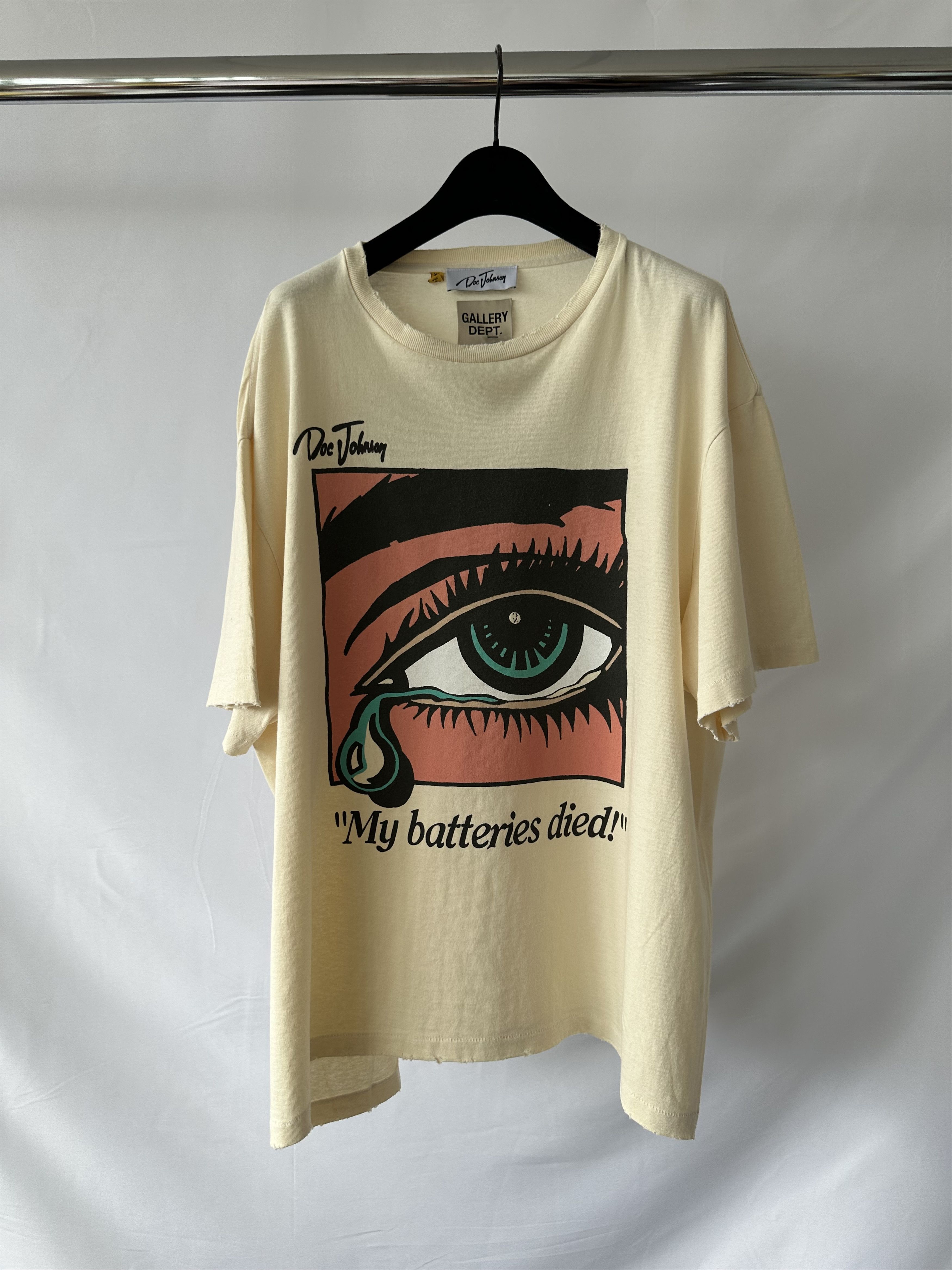 Gallery Dept Dead Batteries T Shirt | Grailed