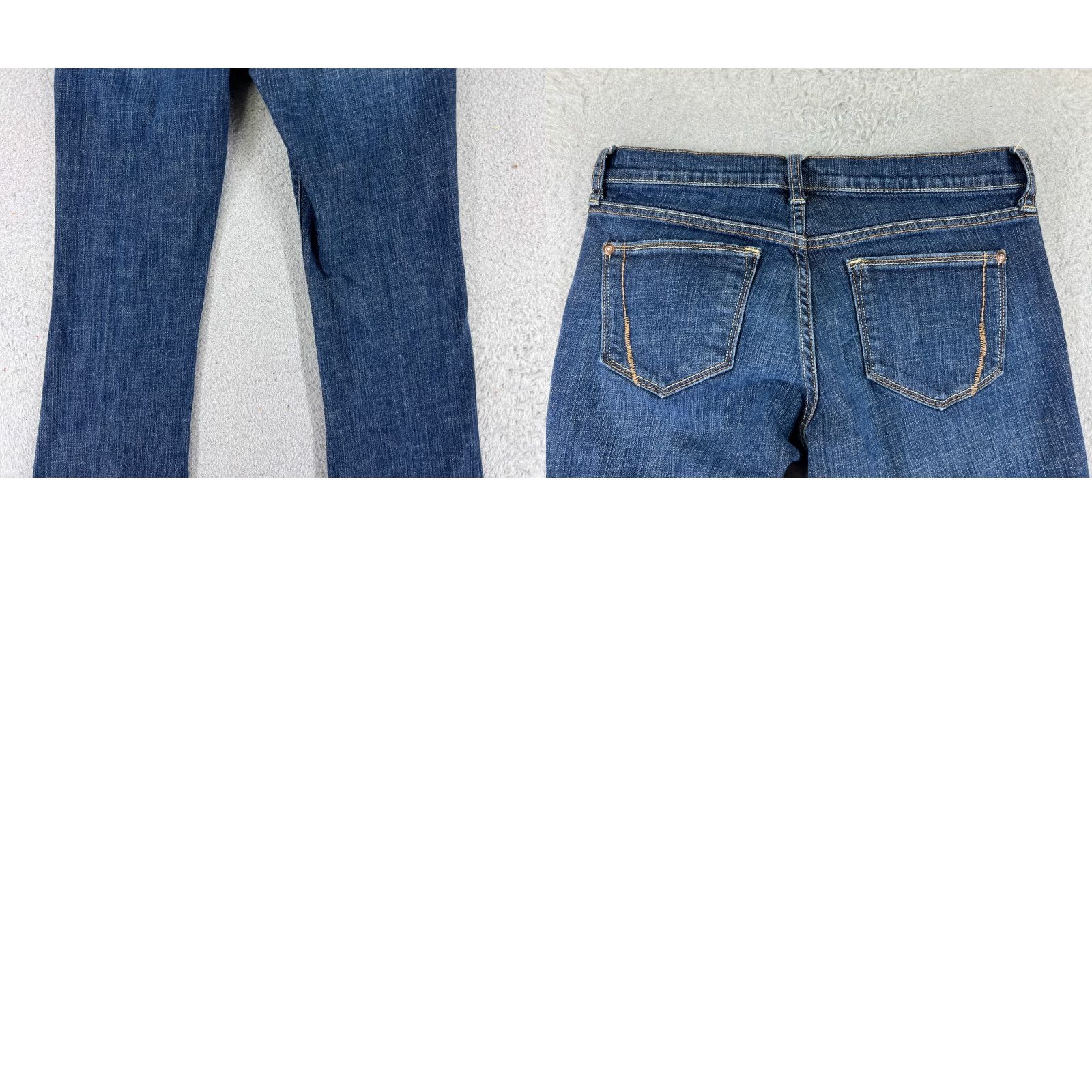 Old Navy Old Navy Jeans Womens 4 Blue Denim The Flirt Mid Rise Flare Cotton 29x29 Size 27" / US 4 / IT 40 - 10 Thumbnail