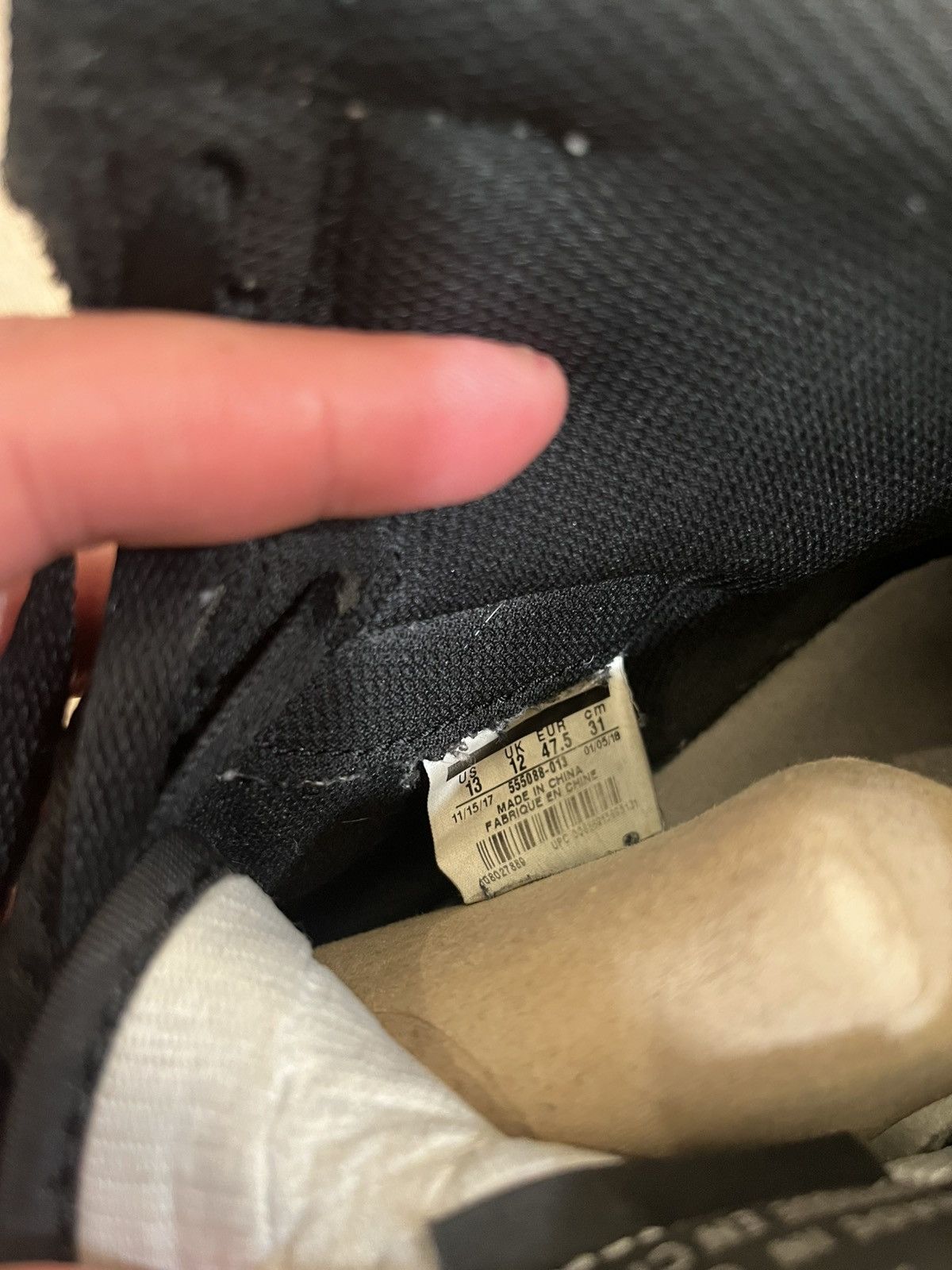 Supreme Jordan 1 Shadows Size US 13 / EU 46 - 7 Thumbnail