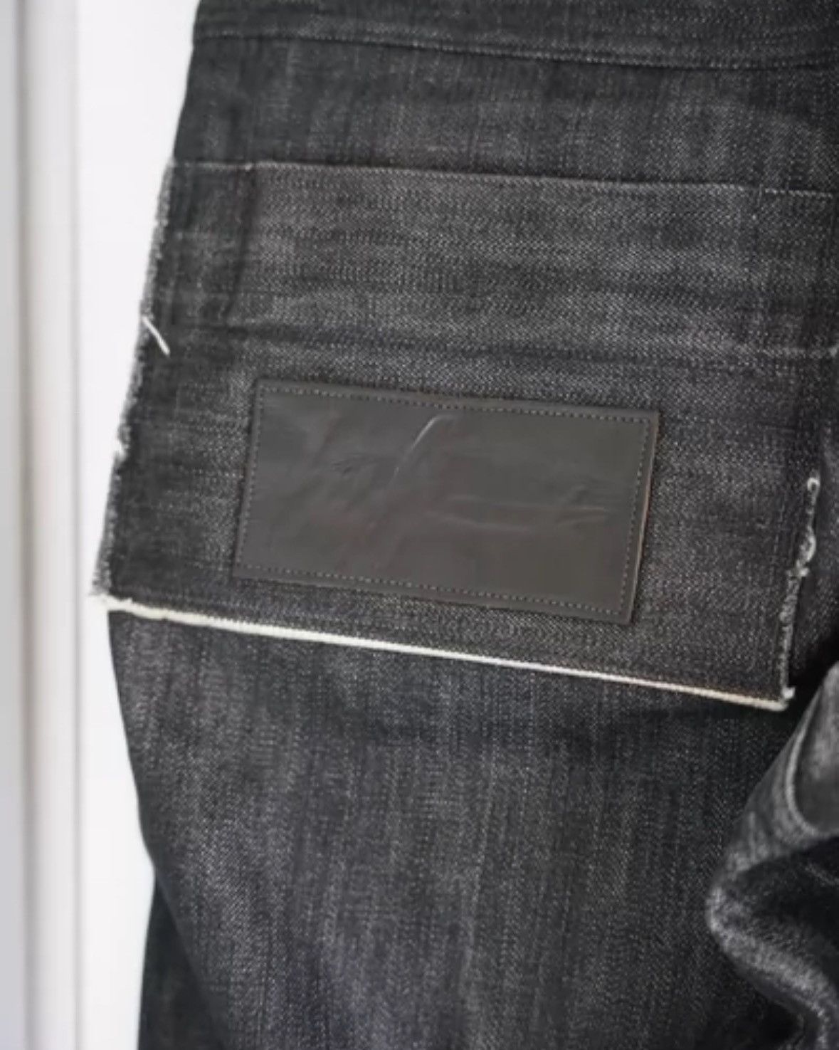 Yohji Yamamoto Yohji Yamamoto 15ss Sheared Ear Fur Trim Patchwork Jeans Size US 32 / EU 48 - 5 Thumbnail