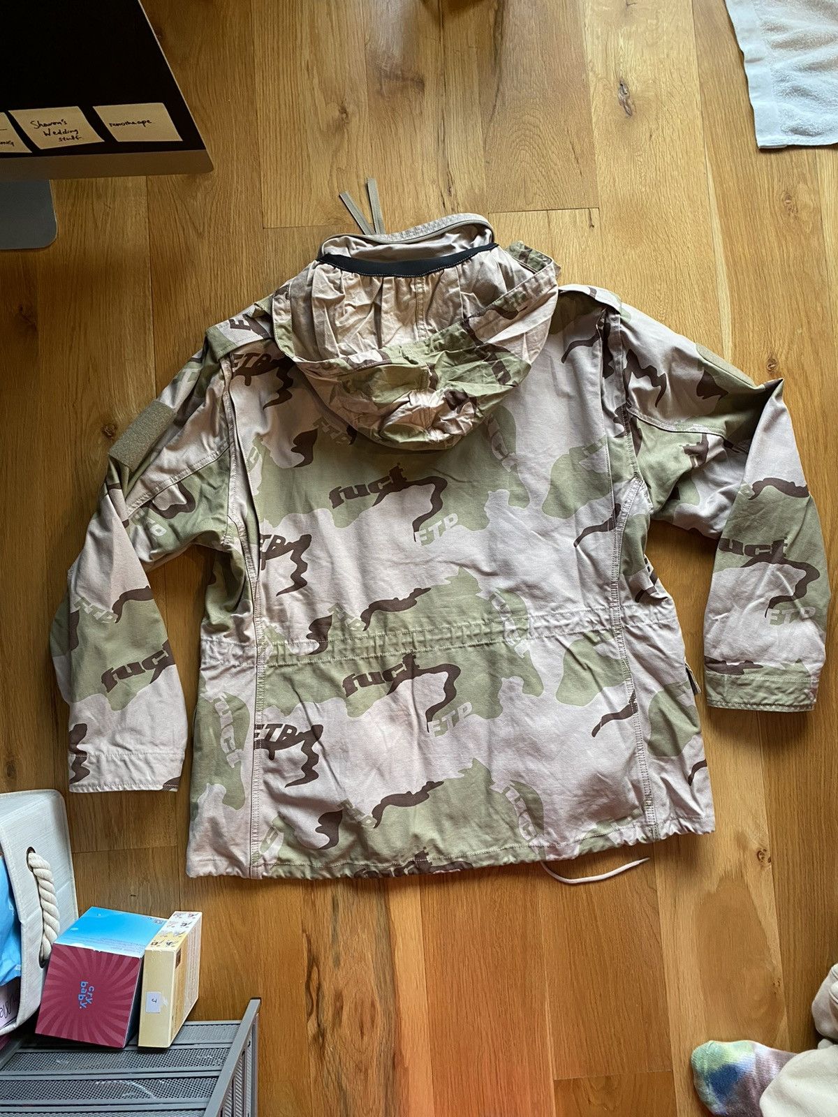 Fuck The Population FTP x FUCT Desert Camo Field Jacket (XL) Rare Archive Size US XL / EU 56 / 4 - 14 Thumbnail
