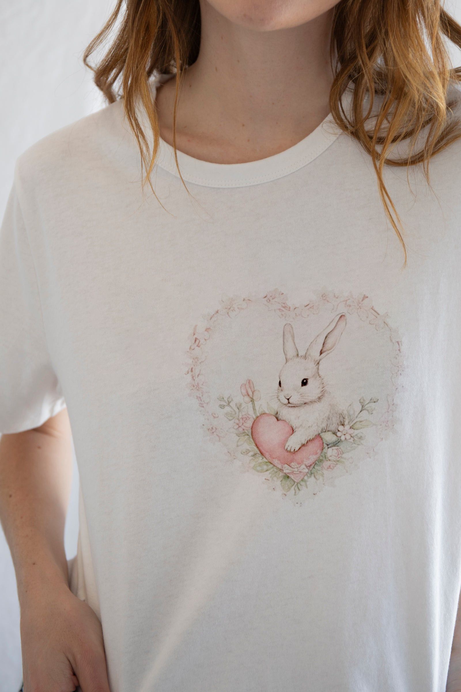 Other Heart Bunny – Comfort Colors Tee Size M / US 6-8 / IT 42-44 - 2 Thumbnail