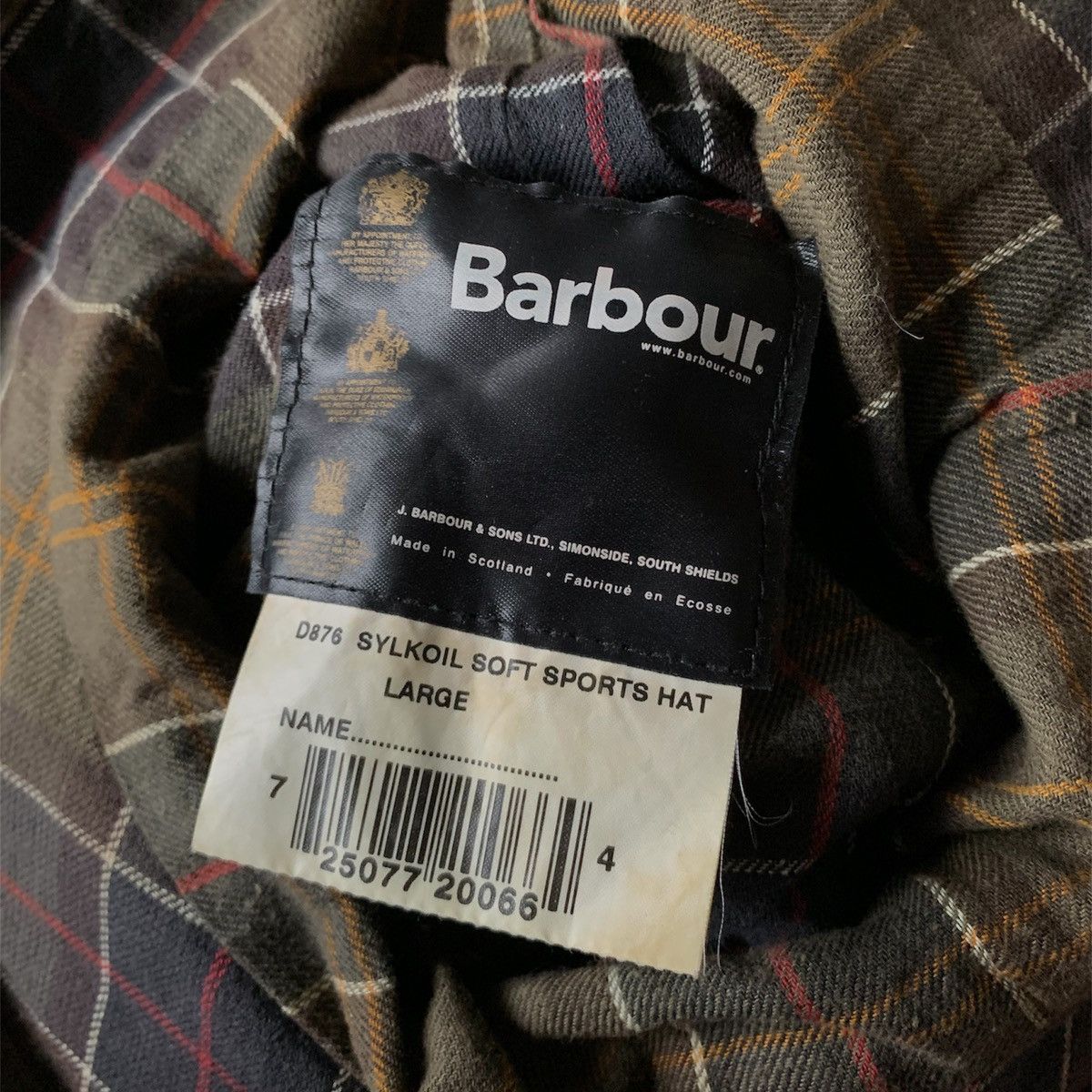 Barbour × Vintage 🧿sylkoil draped panama hat in waxed green Size ONE SIZE - 3 Thumbnail