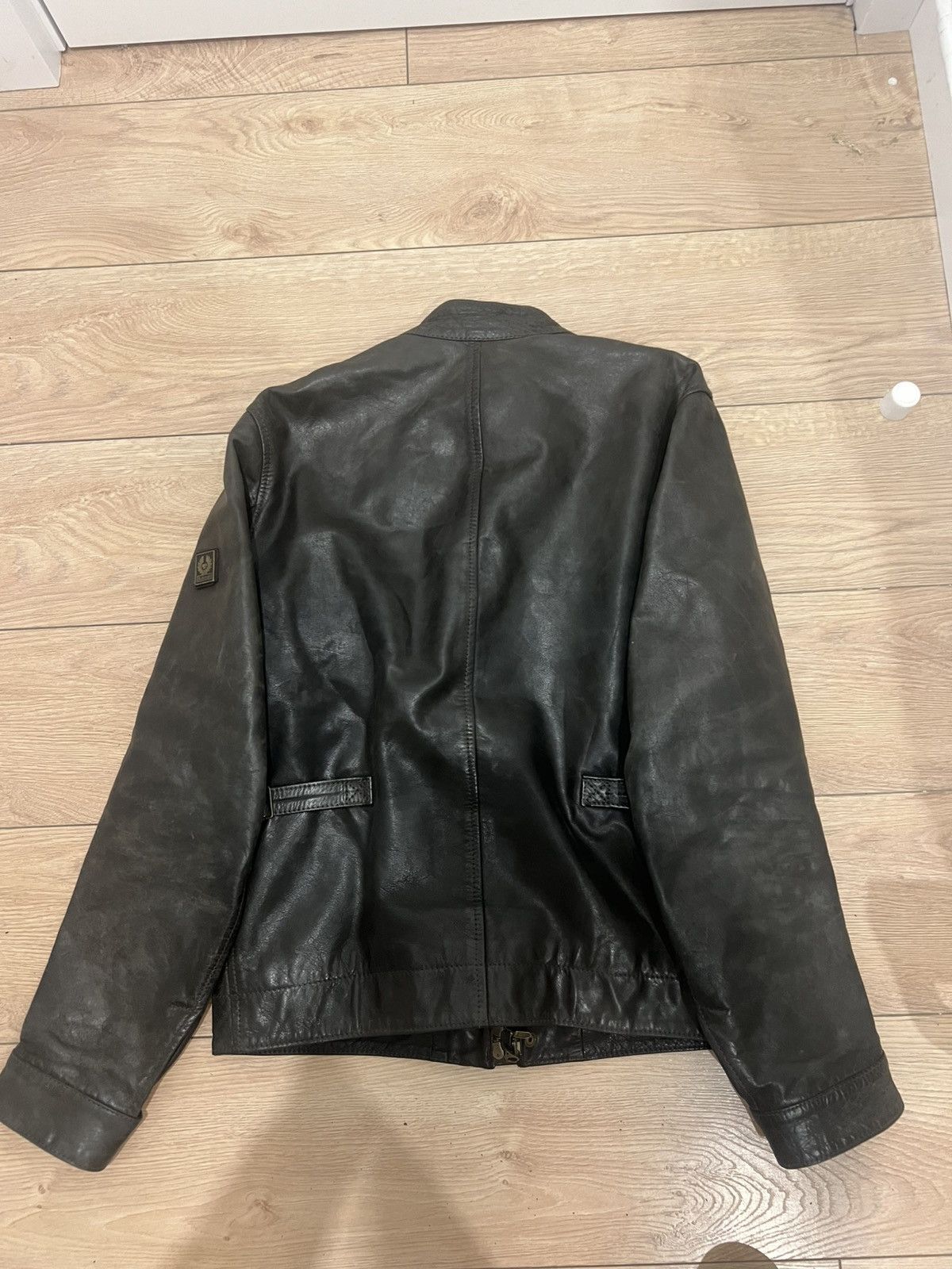 Belstaff Beautiful Belstaff Brad Leather Jacket. Antique Black. Size US L / EU 52-54 / 3 - 6 Thumbnail
