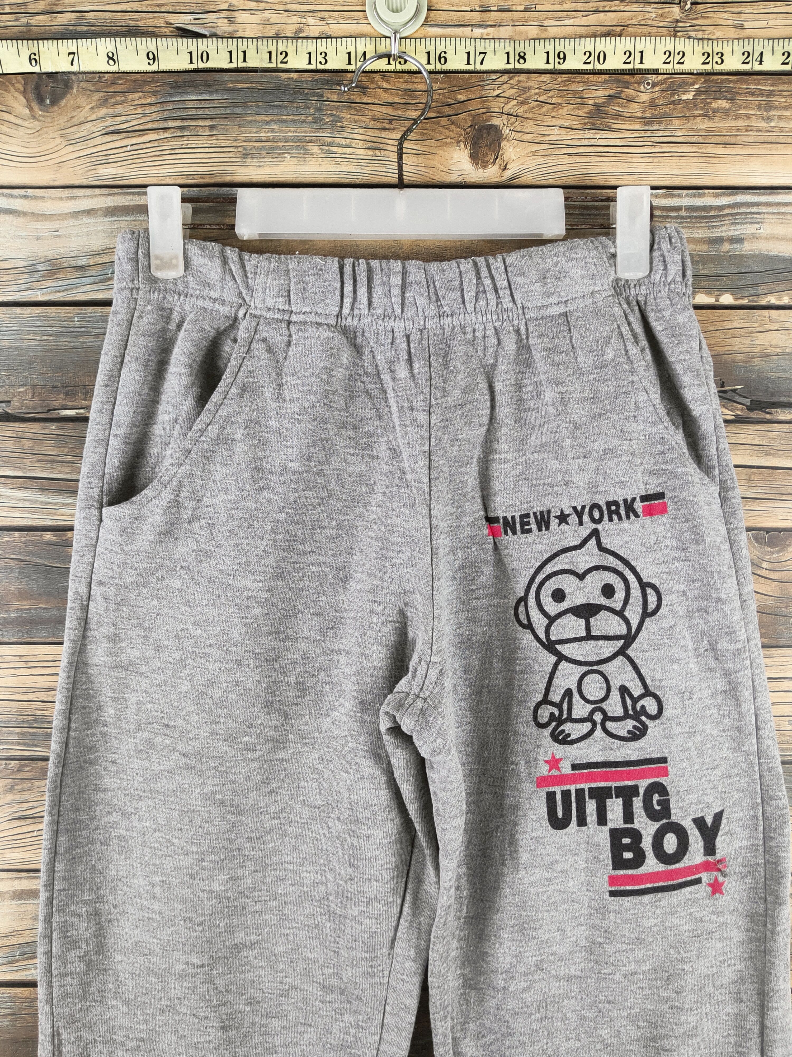 Japanese Brand UITTG Baby Gray Multipocket Sweatpants #S2824 Size 26" / US 2 / IT 38 - 2 Thumbnail