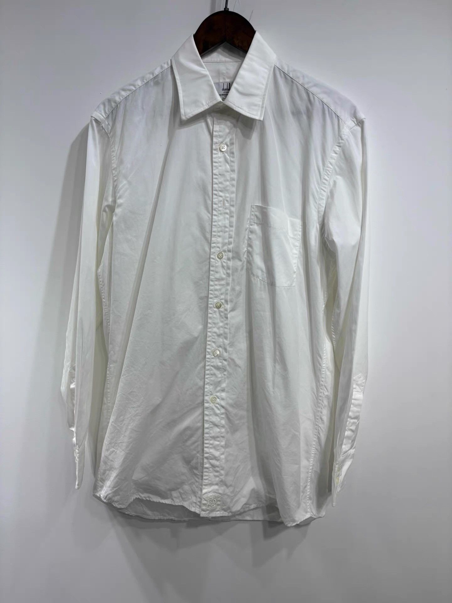 Alfred Dunhill Dunhill Men's White Shirt K29 Size US M / EU 48-50 / 2 - 1 Thumbnail
