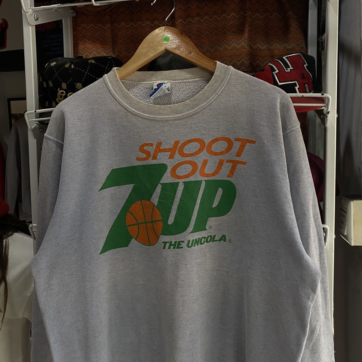 Champion vintage 1990s Champion 7-Up "Shoot Out" crewneck sweatshirt Size US L / EU 52-54 / 3 - 3 Thumbnail