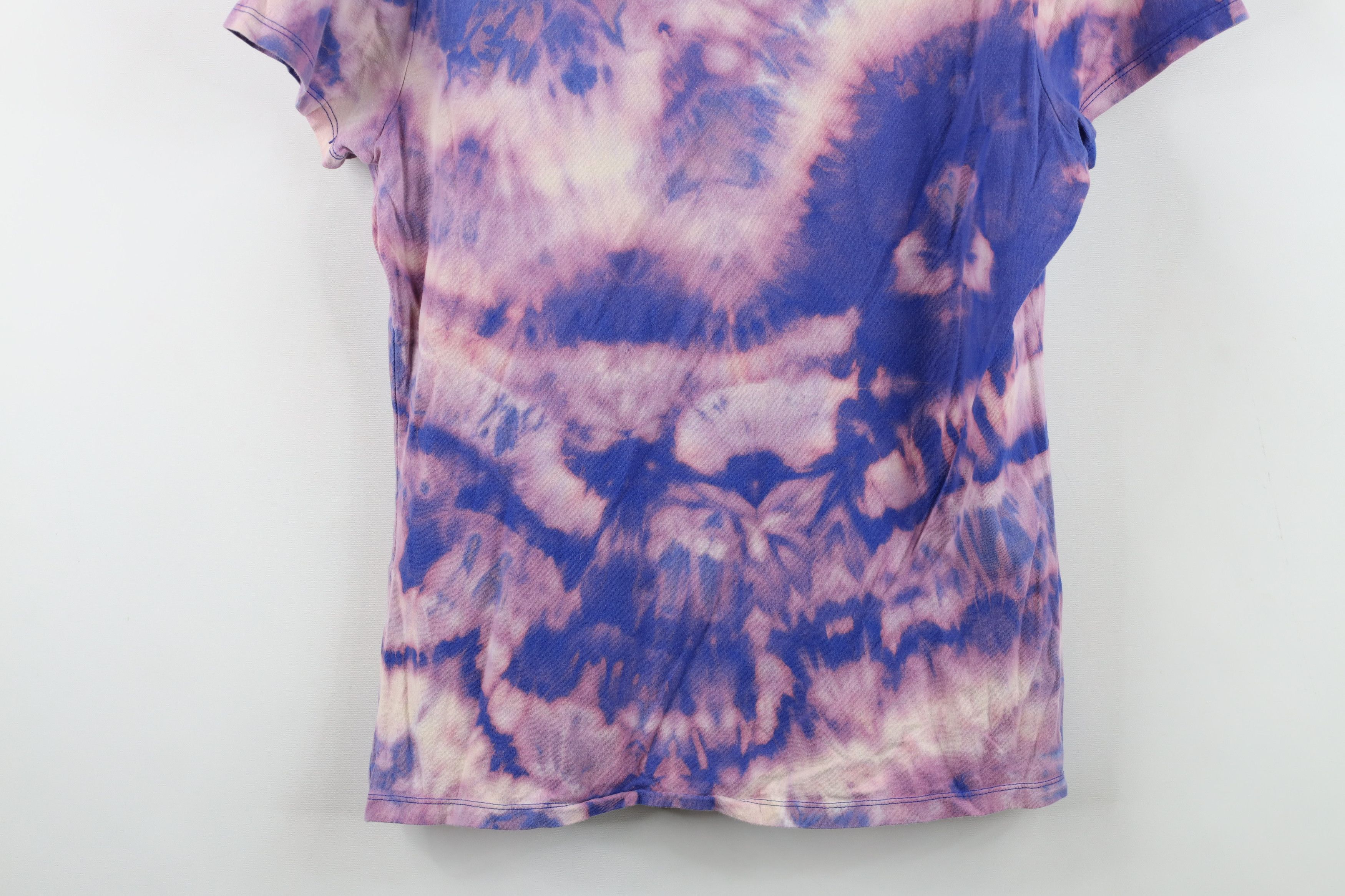 Vintage Vintage Y2K Acid Wash UCLA V-Neck T-Shirt Blue Cotton Size M / US 6-8 / IT 42-44 - 9 Thumbnail