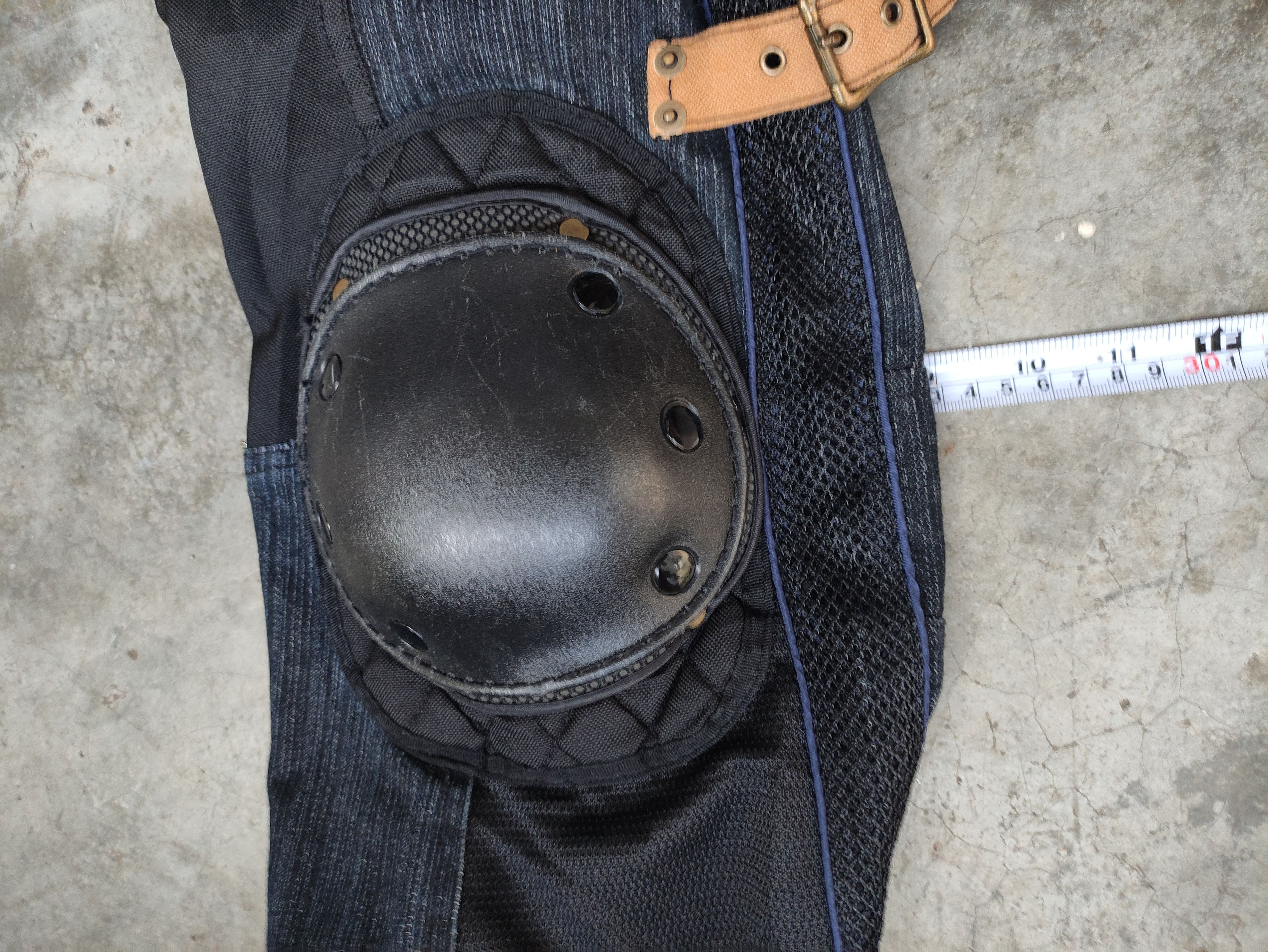Japanese Brand JAPANESE TRADITION MOTORCYCLE RIDING DENIM PANTS RARE DESIGN Size US 33 - 15 Thumbnail