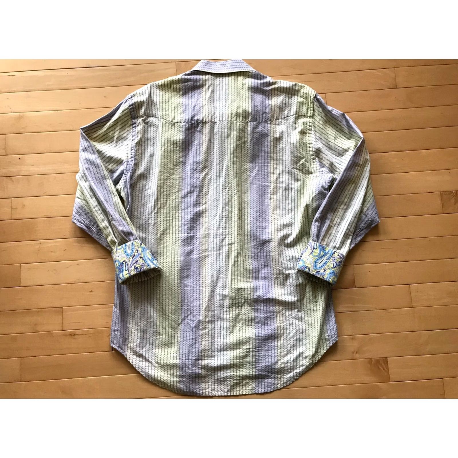 Robert Graham Robert Graham Multicolor Stripe Long Sleeve Shirt Mens Sz L Size US L / EU 52-54 / 3 - 3 Thumbnail