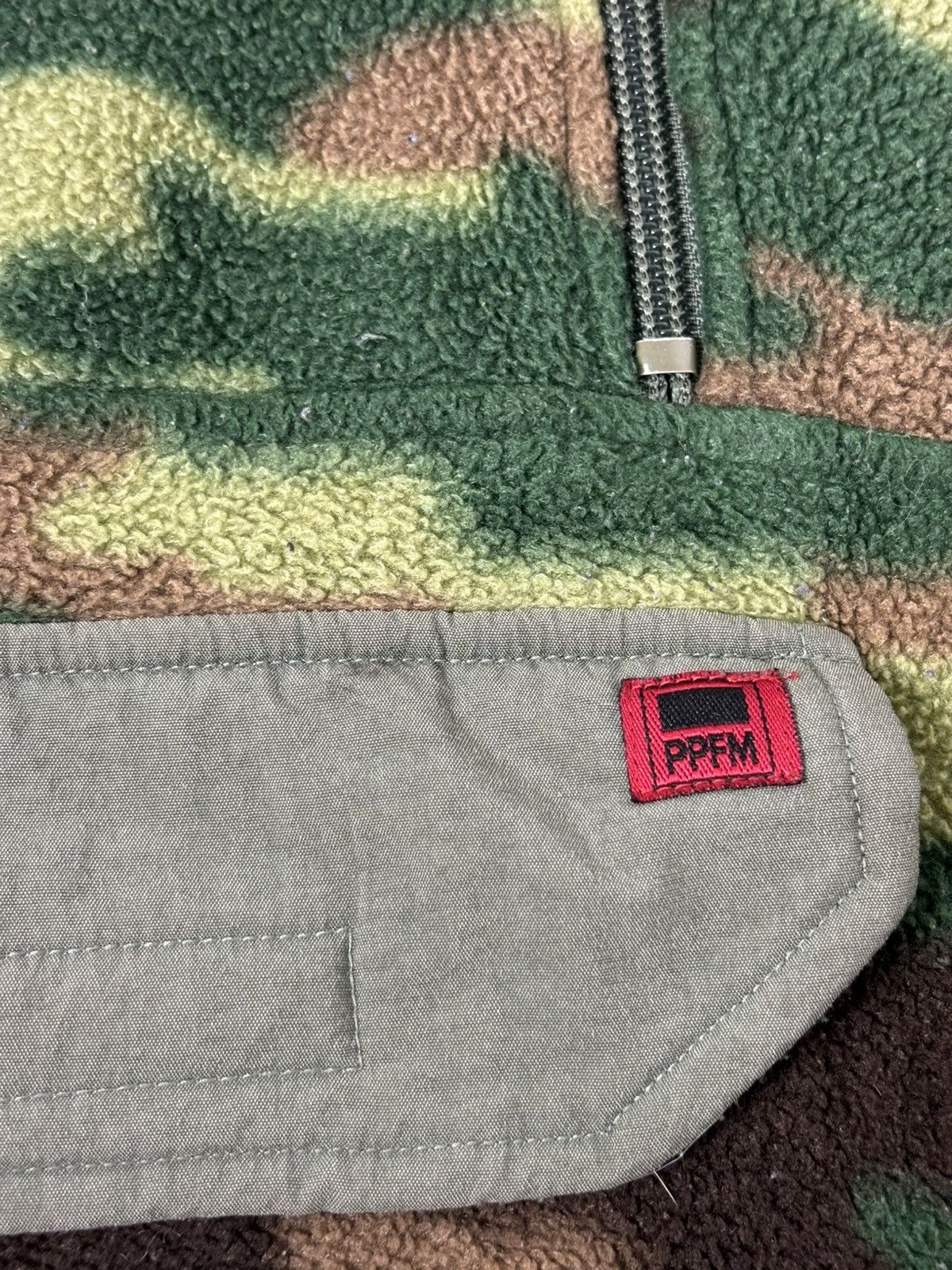 If Six Was Nine × Japanese Brand 🔥Rare! PPFM fleece Camo Anorax jacket Size US L / EU 52-54 / 3 - 3 Thumbnail