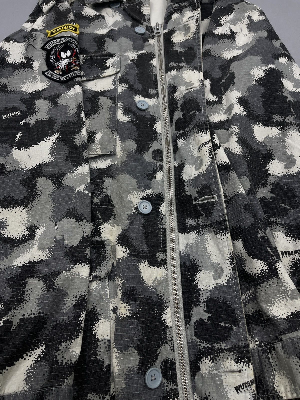 Wu-Tang Clan Rare! Vintage Wu Tang Clan C.R.E.A.M M 65 Camo Jacket Size US XL / EU 56 / 4 - 12 Thumbnail