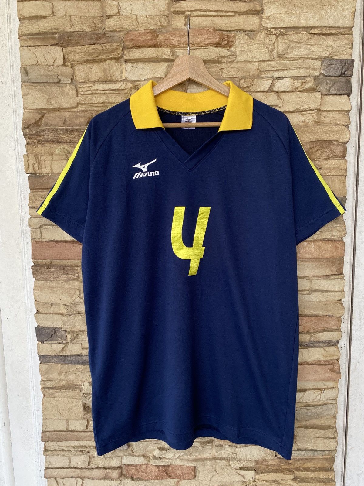 Mizuno Vintage Mizuno Jersey Size US L / EU 52-54 / 3 - 1 Thumbnail