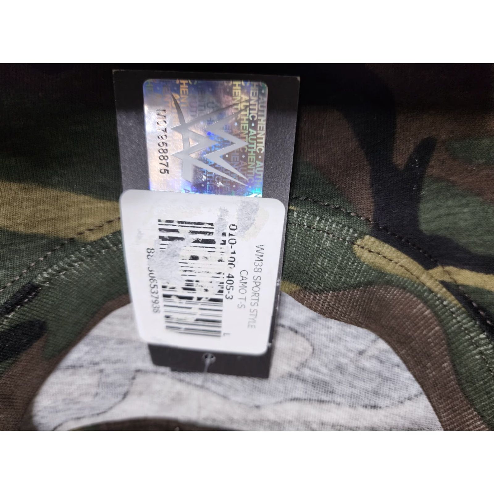 Doublet VINTAGE WWE WrestleMania 38 Camouflage T-Shirt Men L Double-Sided Camo Short Sleeve Crew Neck Adult Large Sports Shirt Mens Size US L / EU 52-54 / 3 - 5 Thumbnail