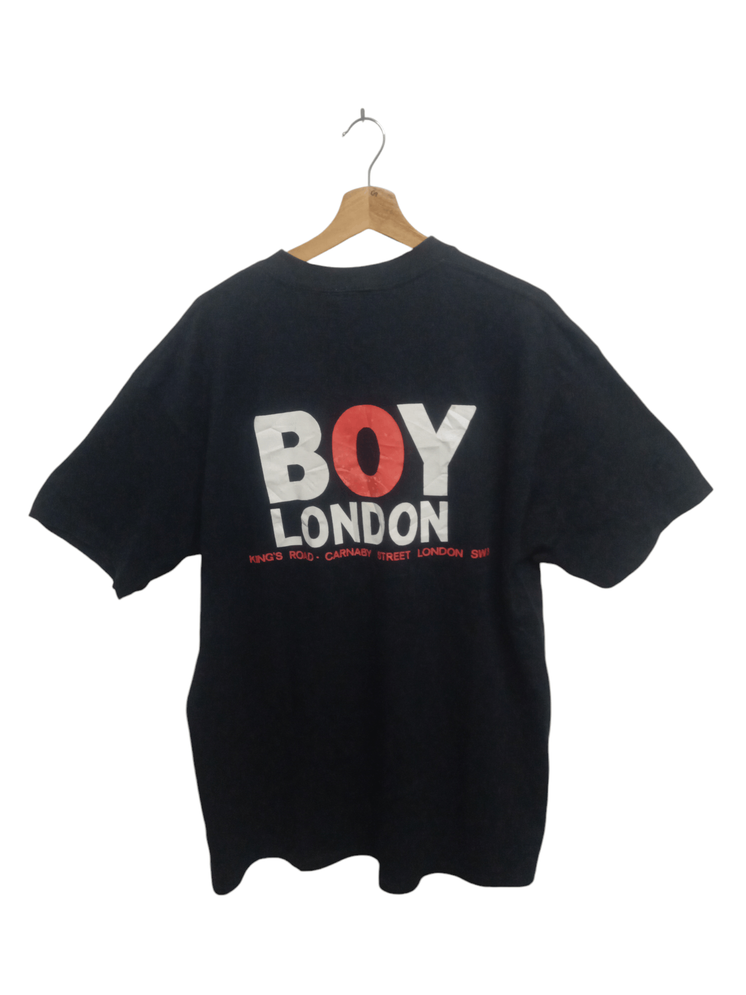Boy London × Vintage Vintage Boy London Kings Road Carnaby street T shirt Size US XL / EU 56 / 4 - 2 Thumbnail
