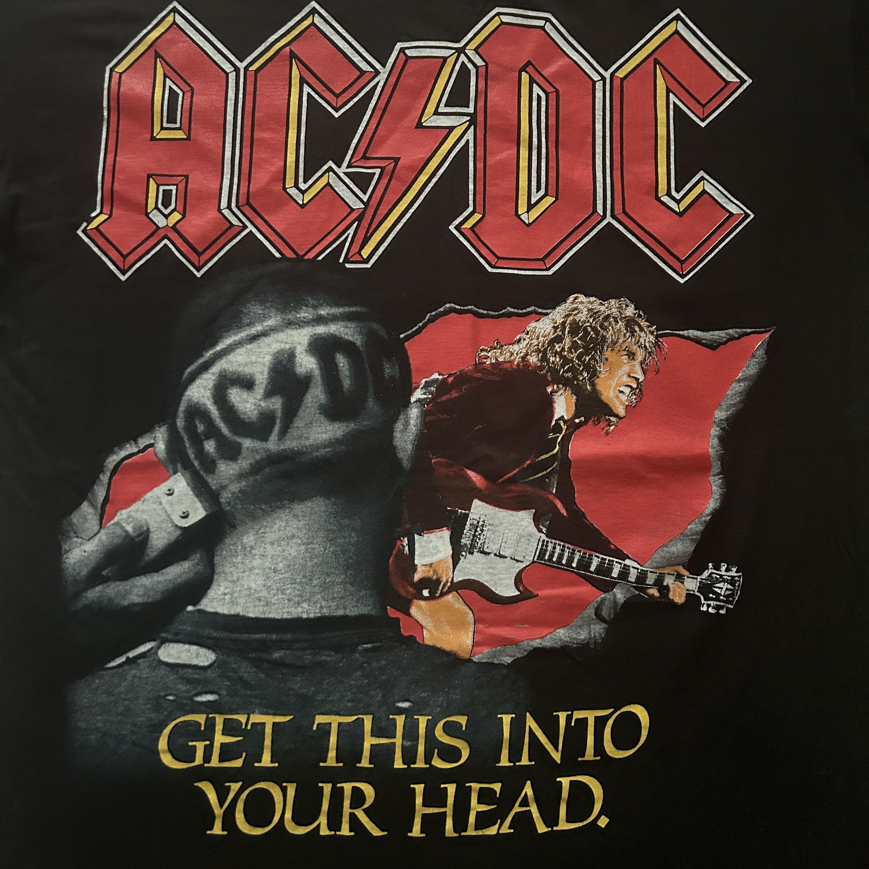 Band Tees Vintage AC/DC Get This Into Your Head 1991 Tour Band T-shirt Size US XL / EU 56 / 4 - 3 Thumbnail