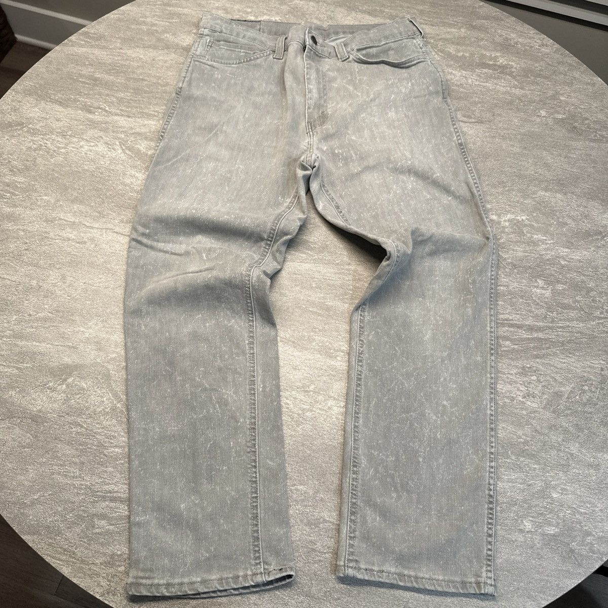Levi's LEVI'S 541 Jeans Mens 32x27.5 Grey Athletic Tapered Stone Size US 32 / EU 48 - 1 Thumbnail