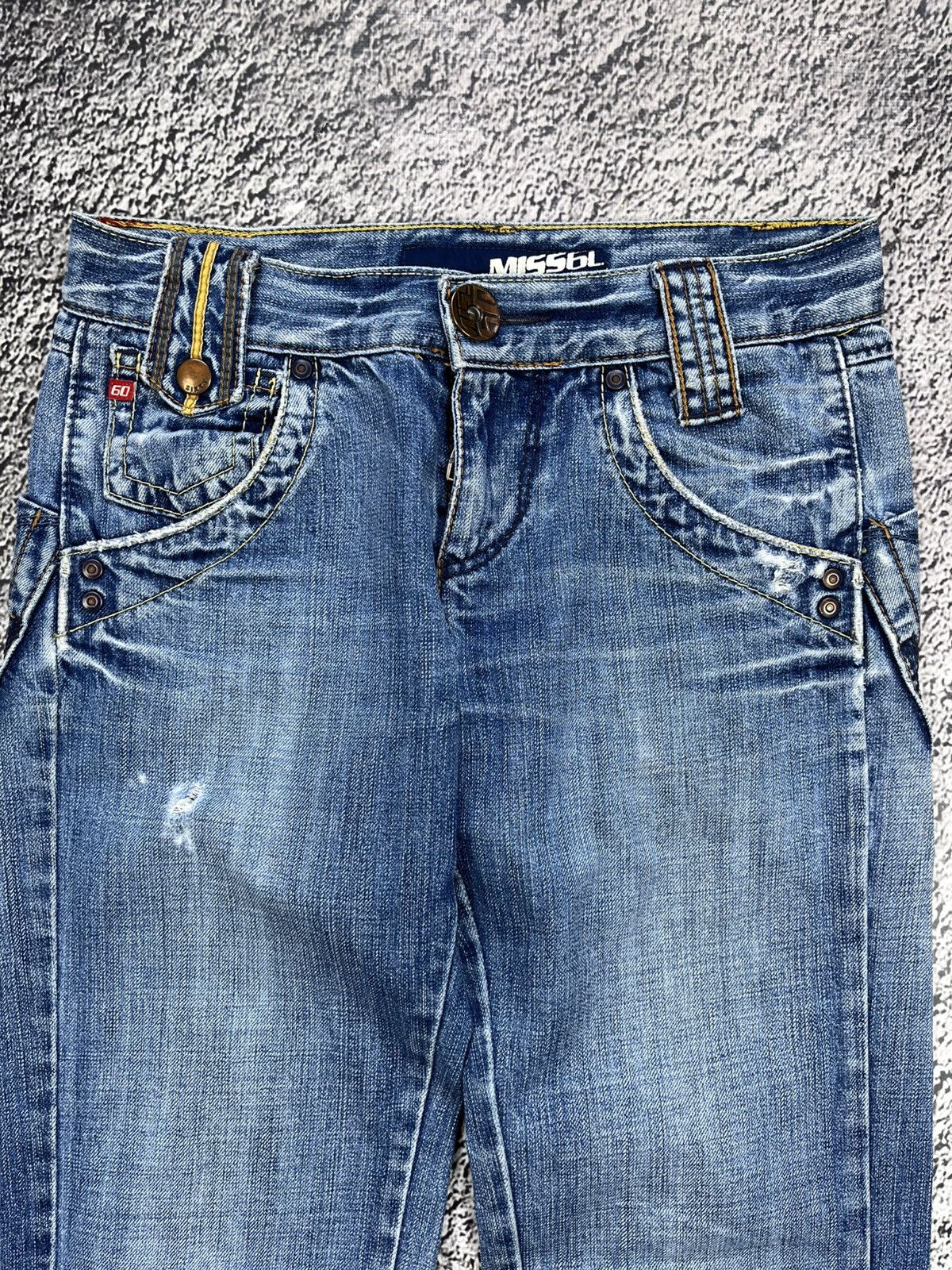 Miss Sixty Vintage Y2K Miss Sixty faded low rise jeans 00s size 26 Size 26" / US 2 / IT 38 - 7 Thumbnail
