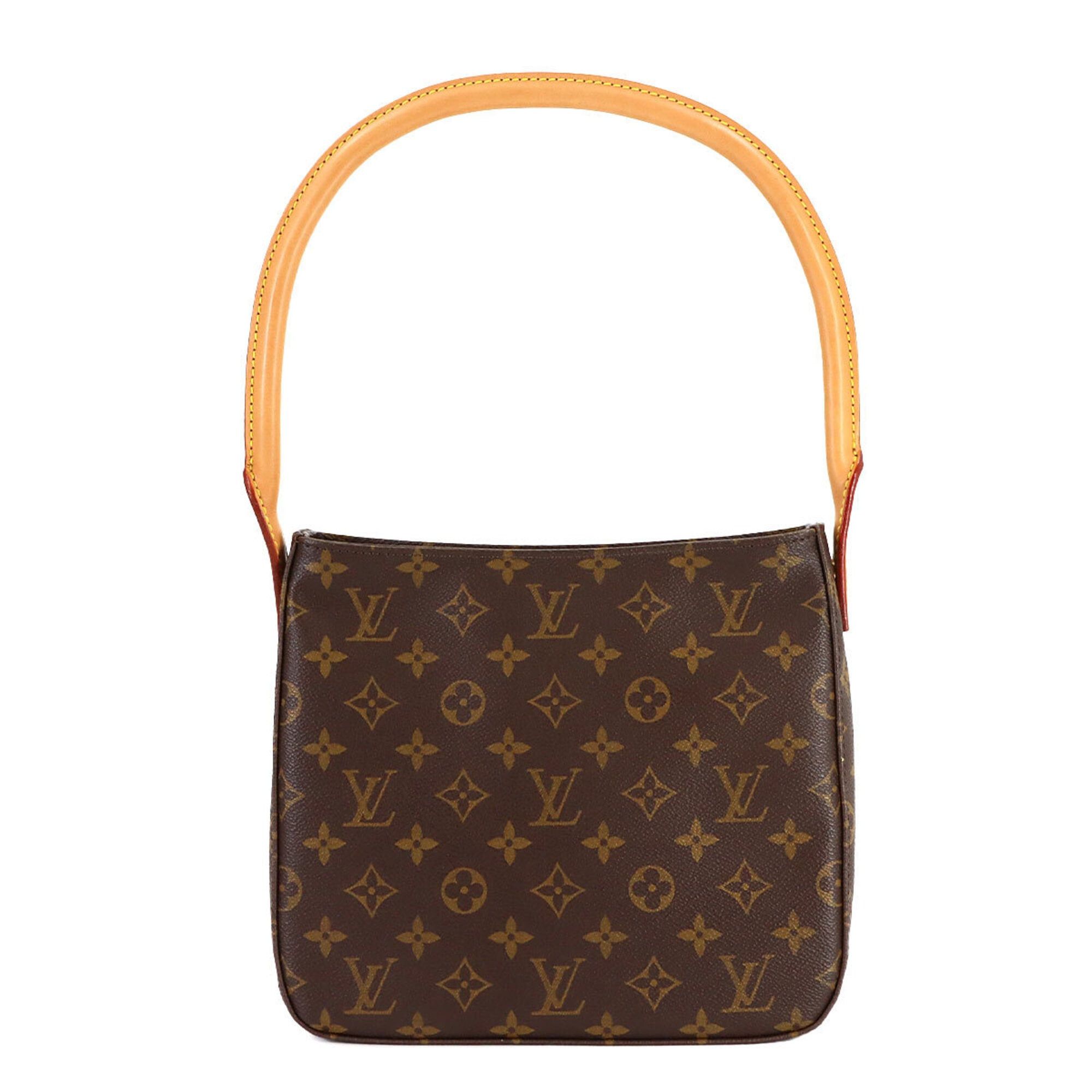 Louis Vuitton Louis Vuitton Monogram Looping MM Shoulder Handbag, Brown, M51146 Size ONE SIZE - 1 Thumbnail