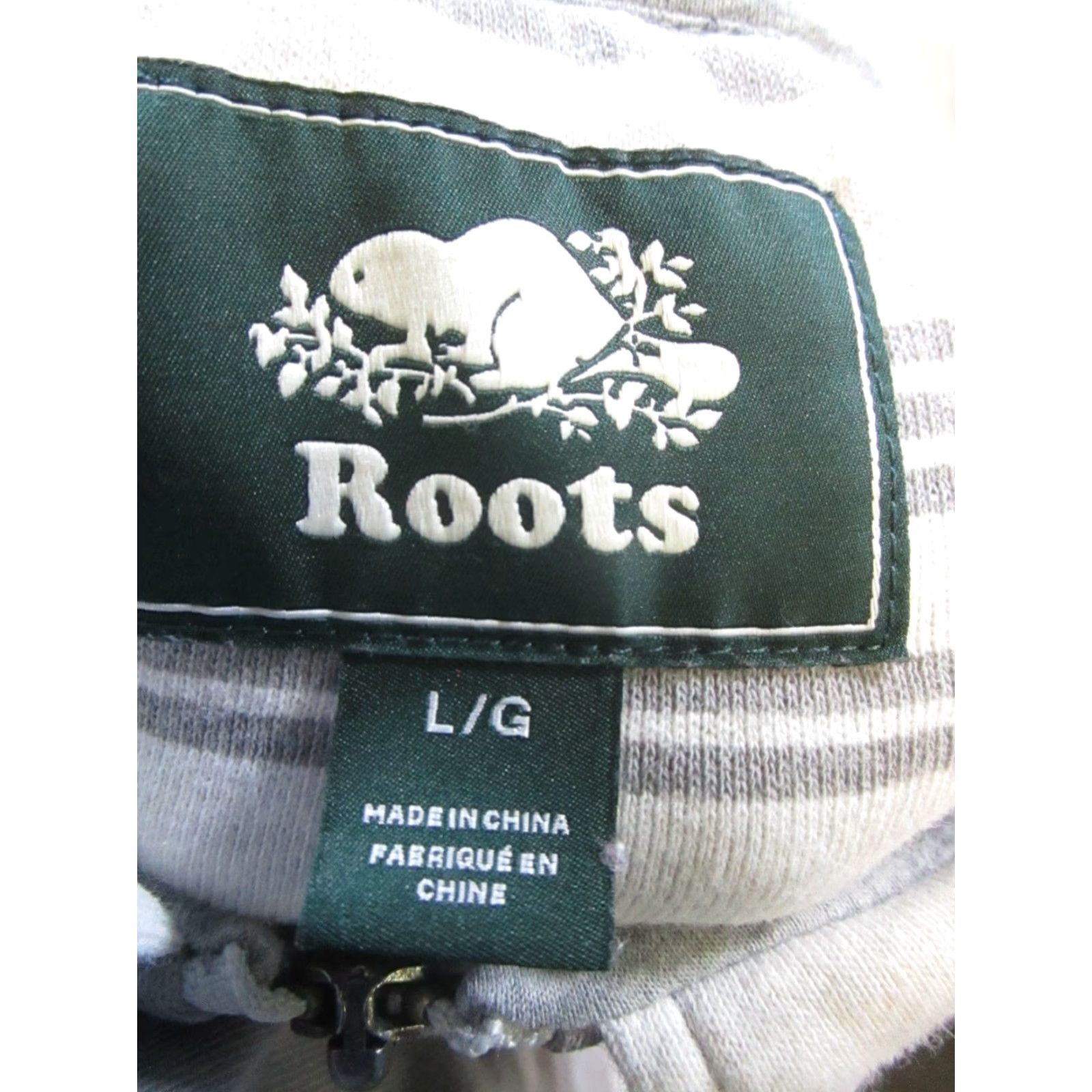Roots Roots Sweater Mens Large Gray Cotton Quarter Zip Knit Pullover Logo Casual Winter Fall Clothing Mens Size US L / EU 52-54 / 3 - 3 Thumbnail
