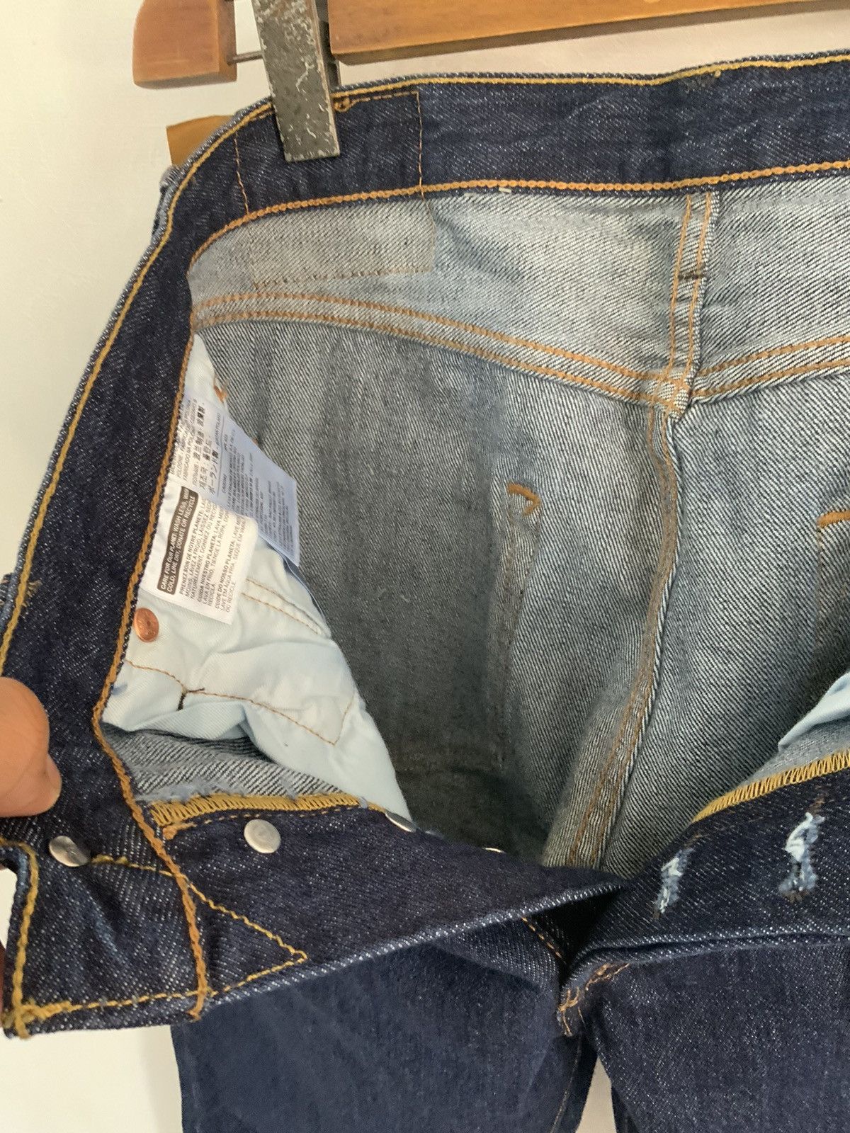 Levi's New Levis’s 501 Straight Leg Button Fly Denime Jeans Size US 30 / EU 46 - 14 Thumbnail
