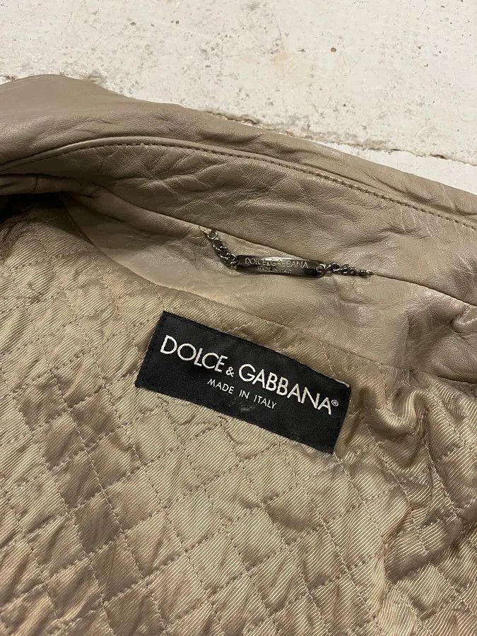 Dolce & Gabbana AW2006 Dolce & Gabbana Multi Pockets Cargo Grey Leather Jacket Size US M / EU 48-50 / 2 - 10 Thumbnail