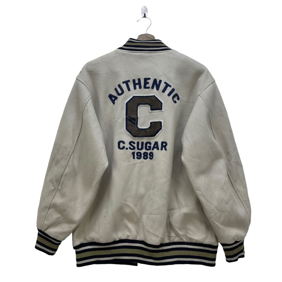 Japanese Brand × Vintage Japanese rand Varsity Cube Sugar Jacket Size US M / EU 48-50 / 2 - 2 Thumbnail