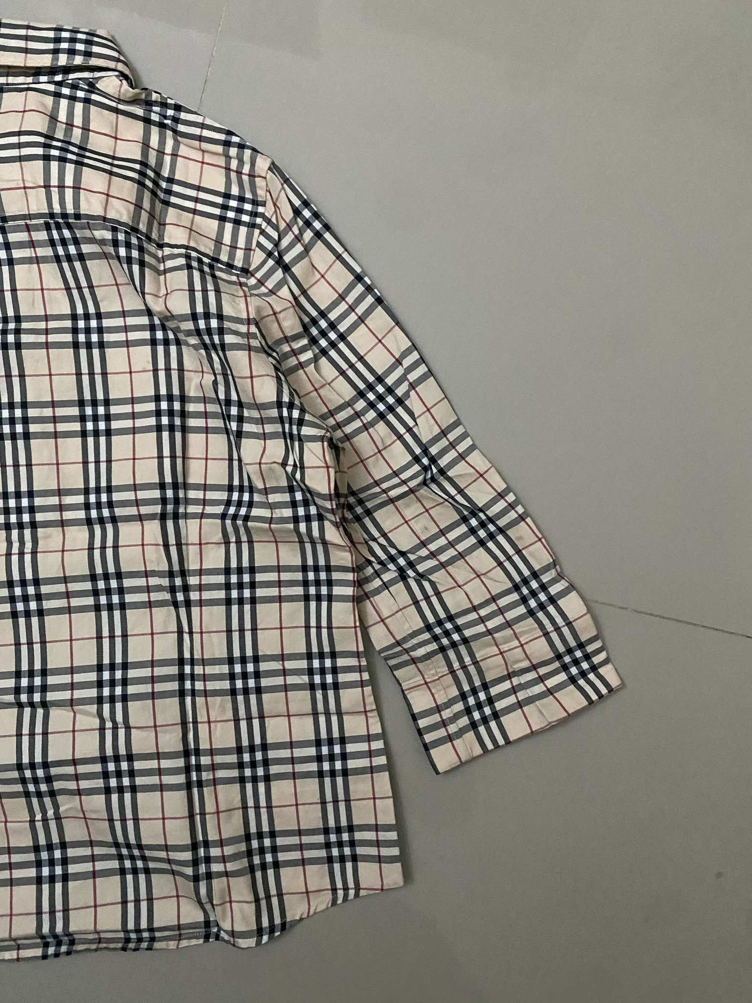 Burberry × Vintage Burberry Women Checked 3/4 Size M / US 6-8 / IT 42-44 - 7 Thumbnail