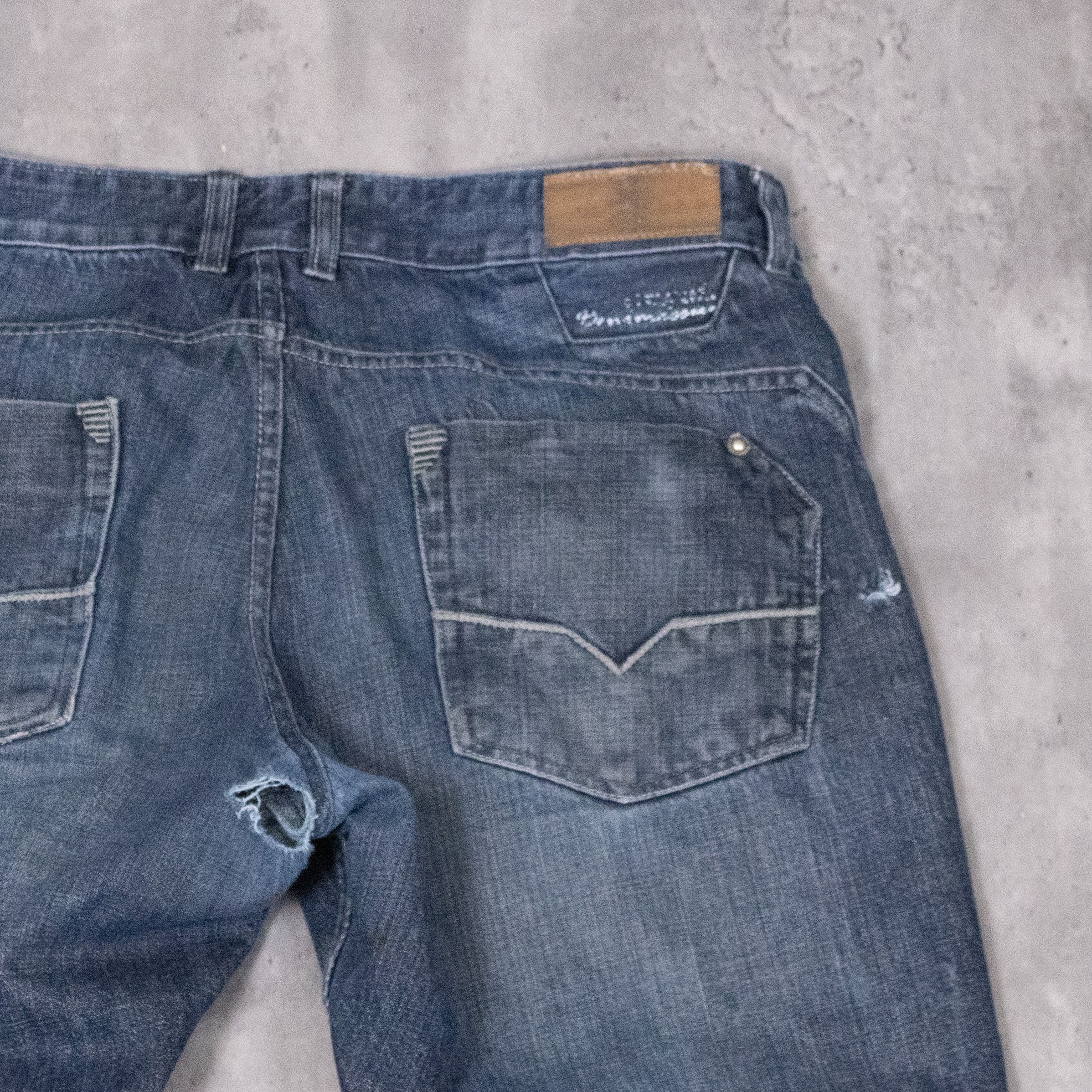 Other Y2K 2000's Smog Baggy Relax Fit Carrot Fit Indigo Denim Size US 36 / EU 52 - 18 Thumbnail