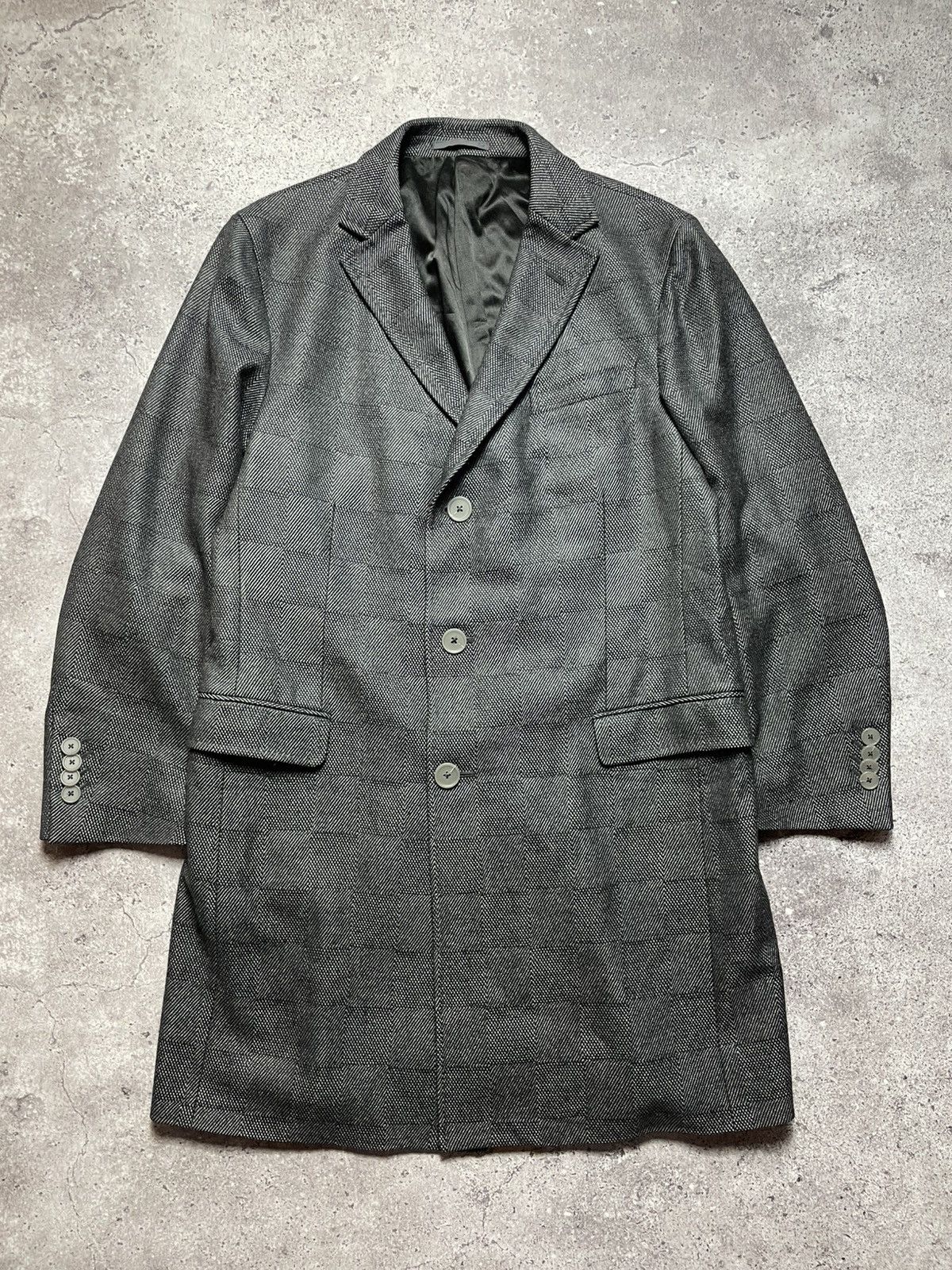 Z Zegna Z Zegna wool mantel - overcoat jacket Size US S / EU 44-46 / 1 - 1 Thumbnail