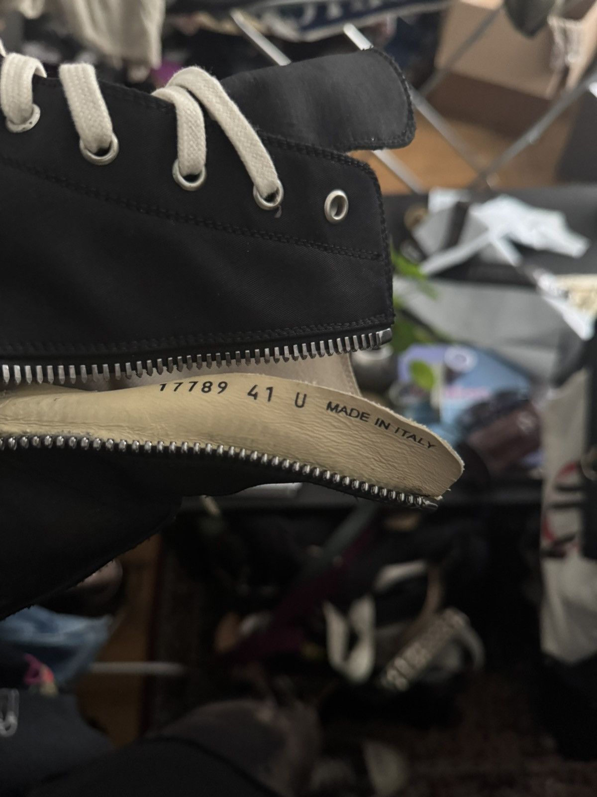Rick Owens Rick owens drkshdw ramones logo high sneakers Size US 8 / EU 41 - 17 Thumbnail