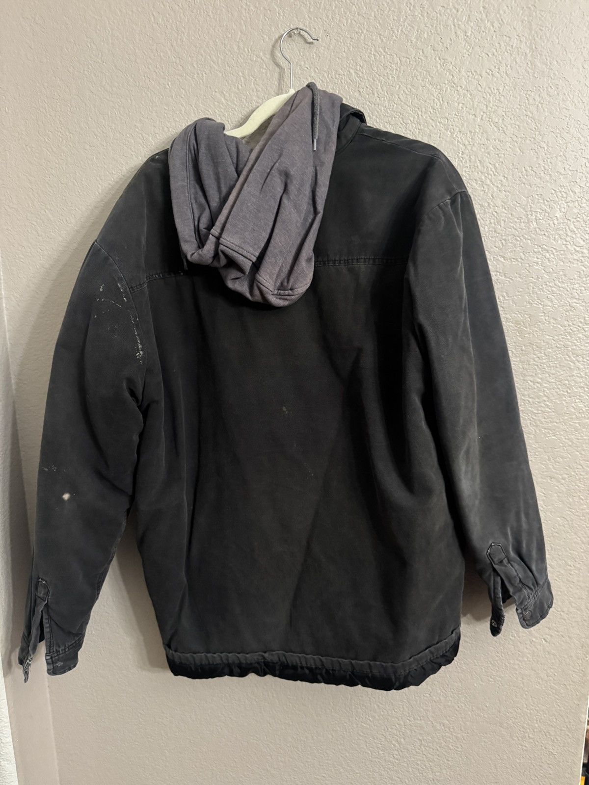 Dickies × Vintage Vintage Dickies Jacket Size XL Black Quilted Work Coat Size US XL / EU 56 / 4 - 4 Thumbnail