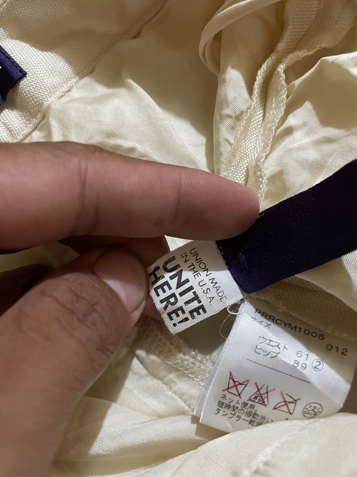 Ralph Lauren Purple Label Vintage 90s Ralph Lauren Collection Purple Label Trousers Size 28" / US 6 / IT 42 - 16 Thumbnail