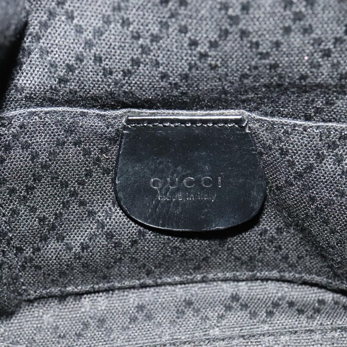 Gucci GUCCI Hand Bag Nylon Black Silver 000 000 Size ONE SIZE - 10 Thumbnail