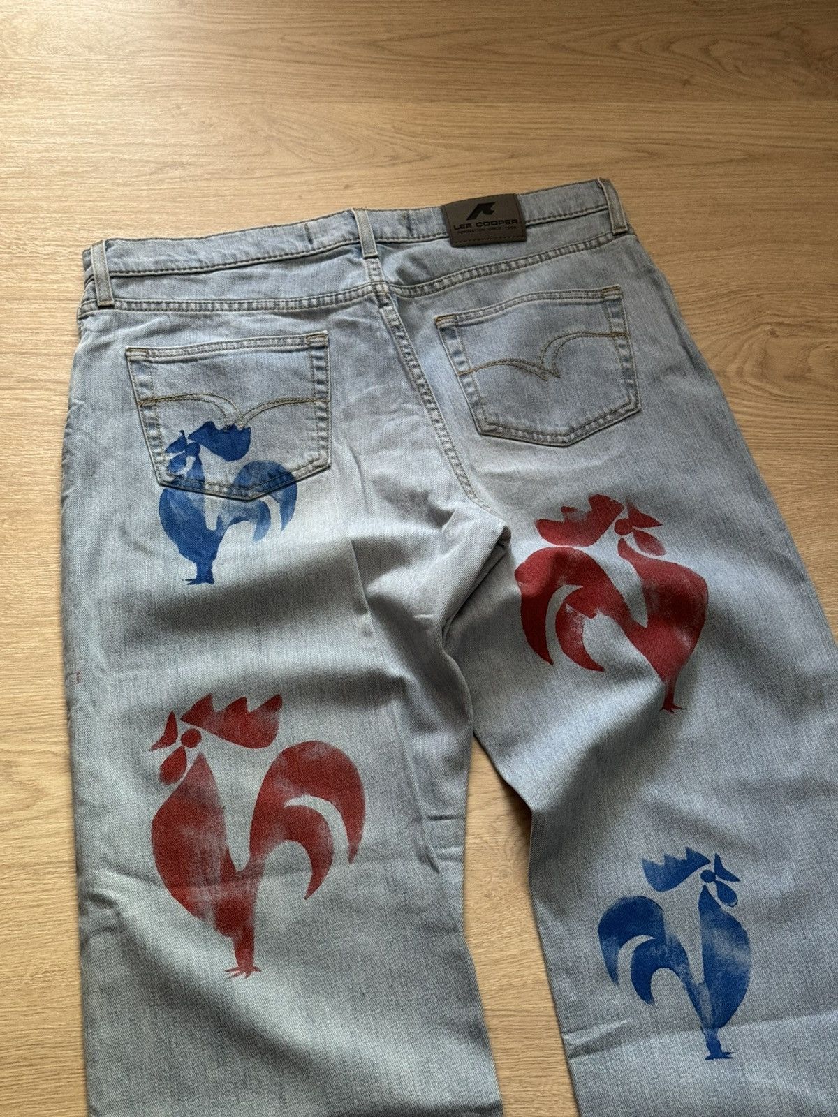 Japanese Brand Vintage Lee Cooper y2k Baggy Blue Jeans France Pants Size US 34 / EU 50 - 5 Thumbnail