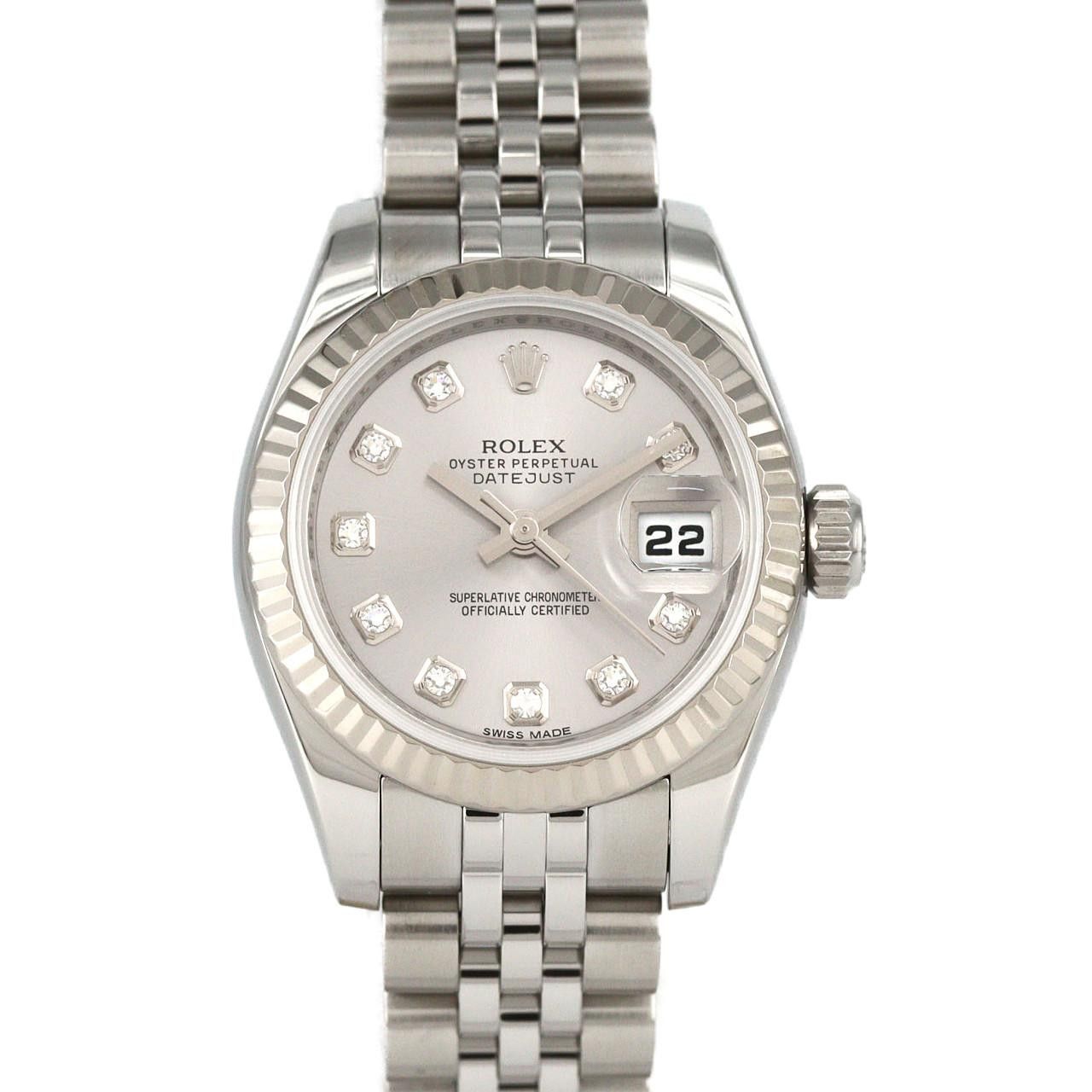 Rolex Rolex Rolex Datejust Stainless Steel White Gold Metal Automatic 179174G DUTY FREE for USA Size ONE SIZE - 1 Thumbnail
