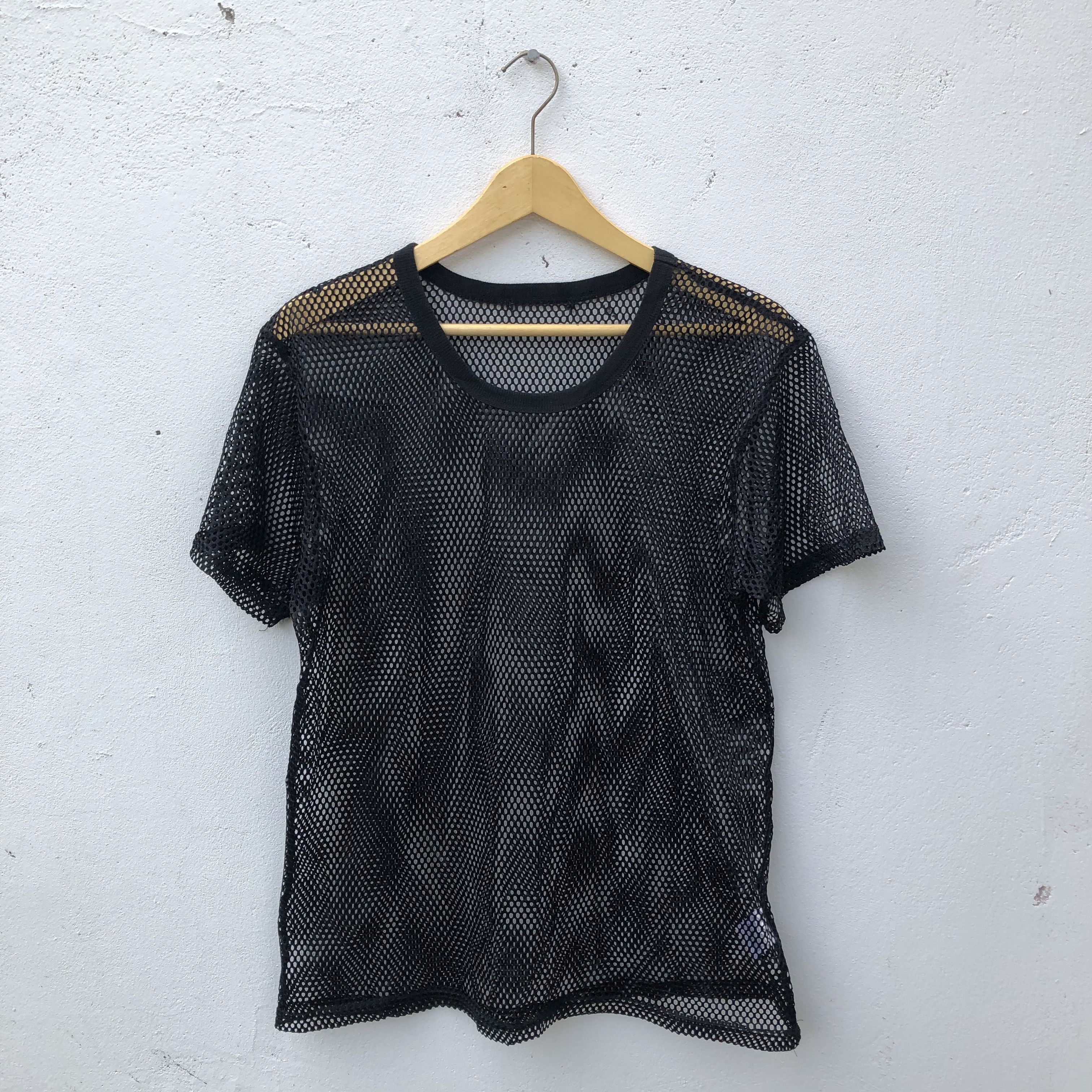 Japanese Brand Japanese fishnet mesh goth punk t-shirt Size US L / EU 52-54 / 3 - 1 Thumbnail