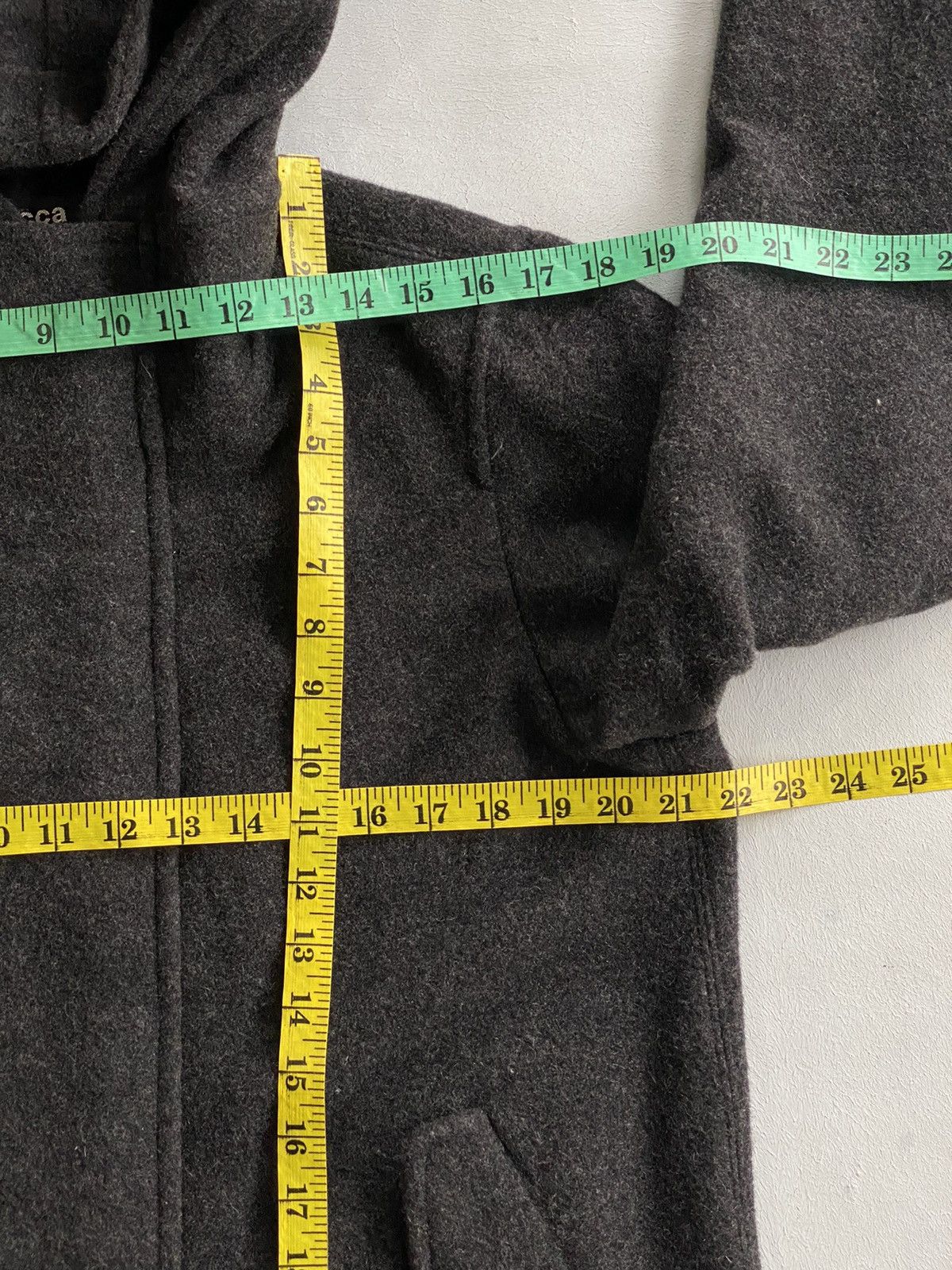 If Six Was Nine × Le Grande Bleu (L.G.B.) × Zucca Zucca Wool Trench Jacket Size US L / EU 52-54 / 3 - 21 Thumbnail